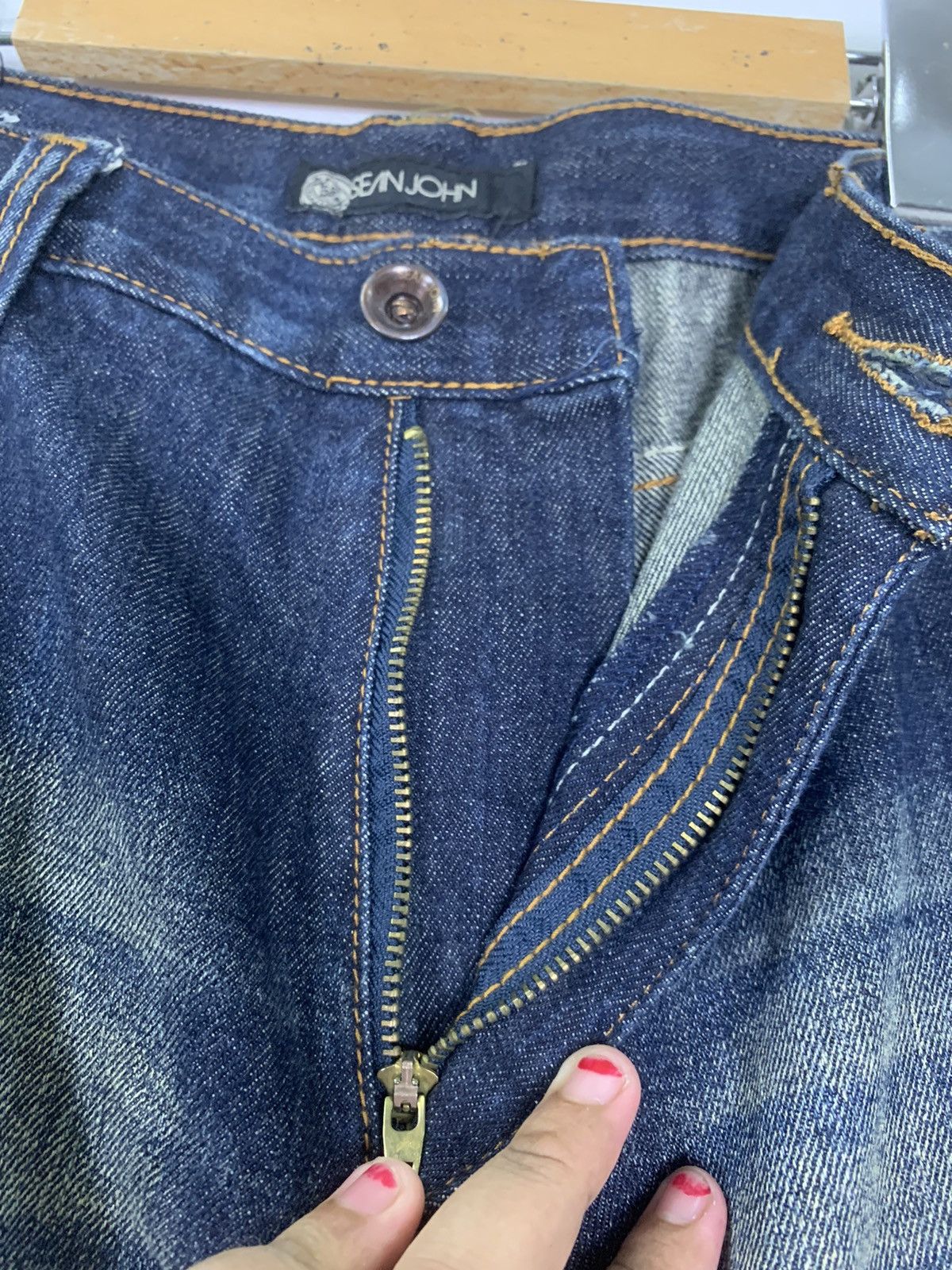 Sean John × Vintage Sean John distress denim Size US 36 / EU 52 - 7 Thumbnail
