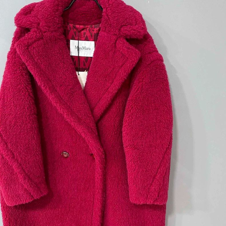Max Mara Max Mara Teddy coat with rose-red lining Size XS / US 0-2 / IT 36-38 - 2 Thumbnail