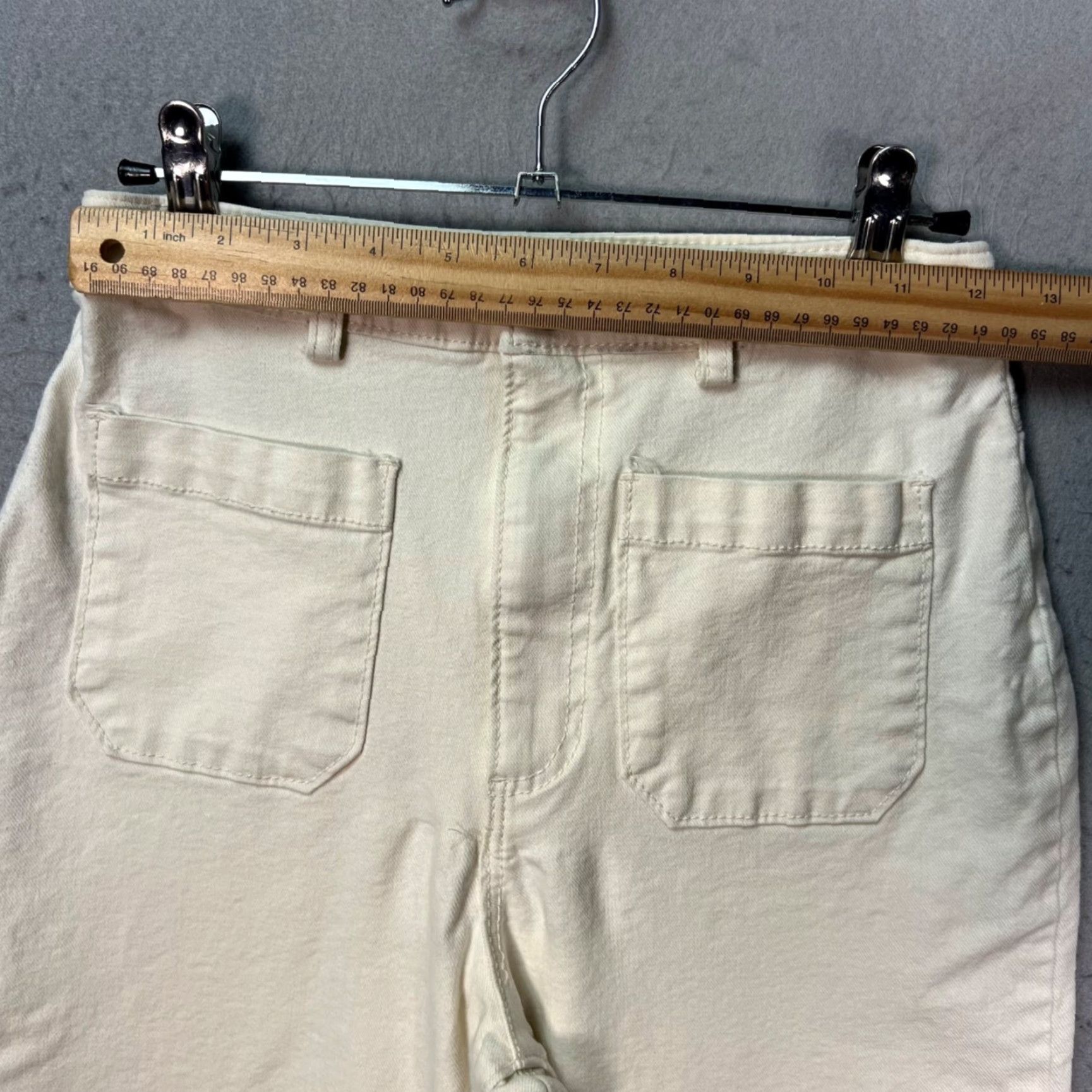 Z Supply Z Supply Pants Womens Size Small High-Waisted Wide-Leg Off-White 27 In Inseam Adult Womens/Regular Clothes Casual Pants Size 28" / US 6 / IT 42 - 5 Thumbnail