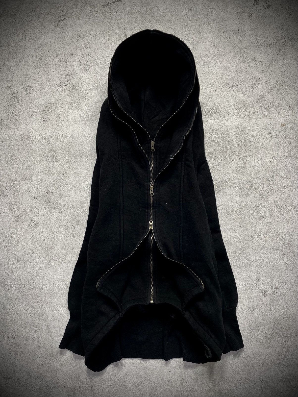 If Six Was Nine 00s Double Zipper in-out Heavywight Hoodie Size US M / EU 48-50 / 2 - 1 Thumbnail