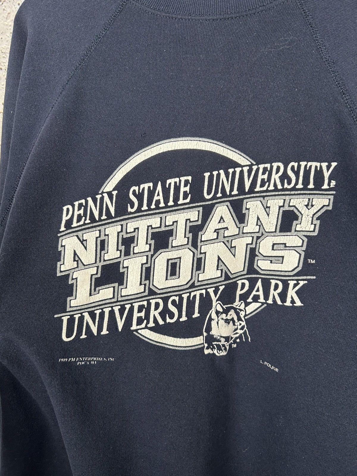 Vintage Vintage Penn State University Nittany Lions 90s Crewneck Size US L / EU 52-54 / 3 - 3 Thumbnail