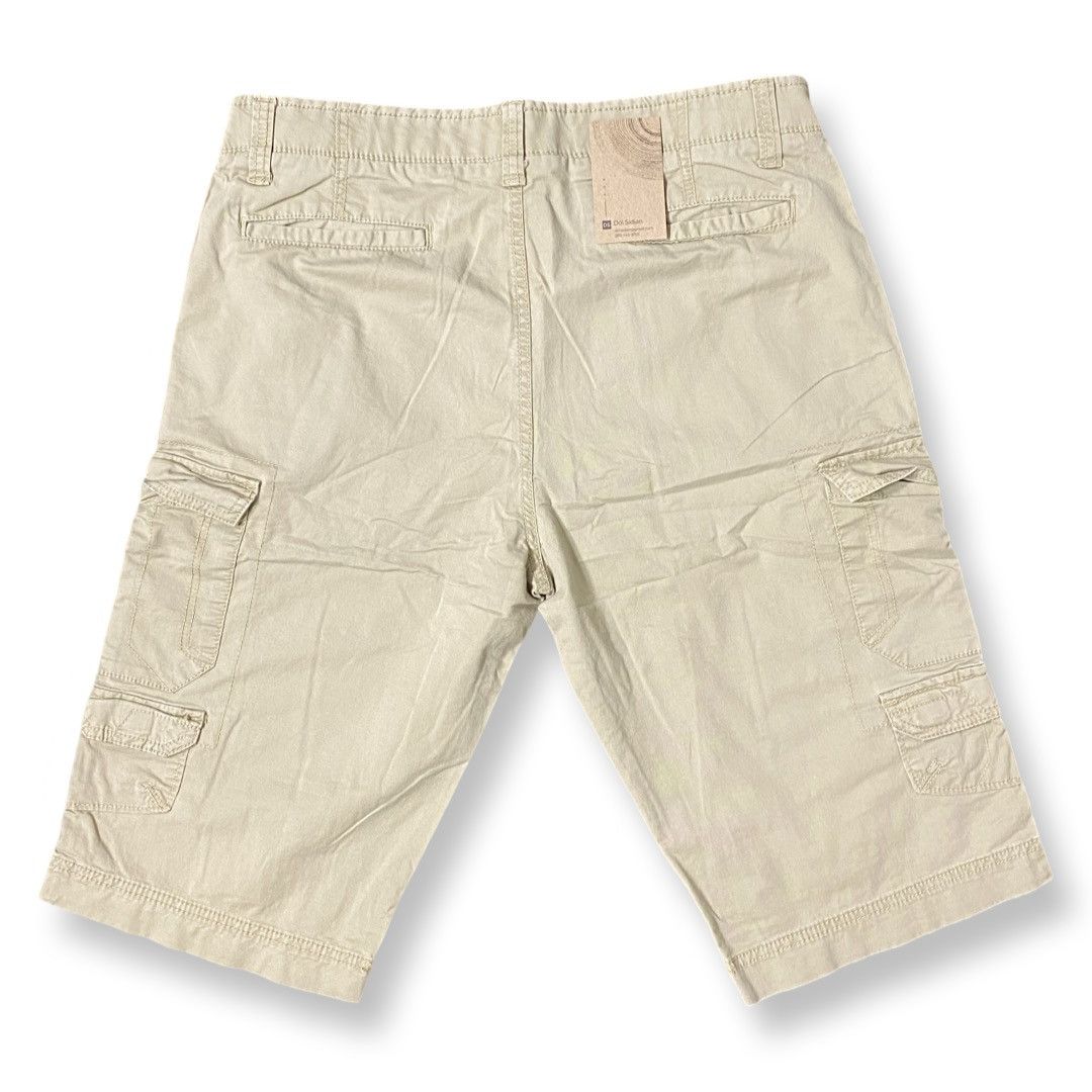 George George Men’s Flex Beige Board Shorts / Cargo Shorts Size 34 Size US 34 / EU 50 - 3 Thumbnail