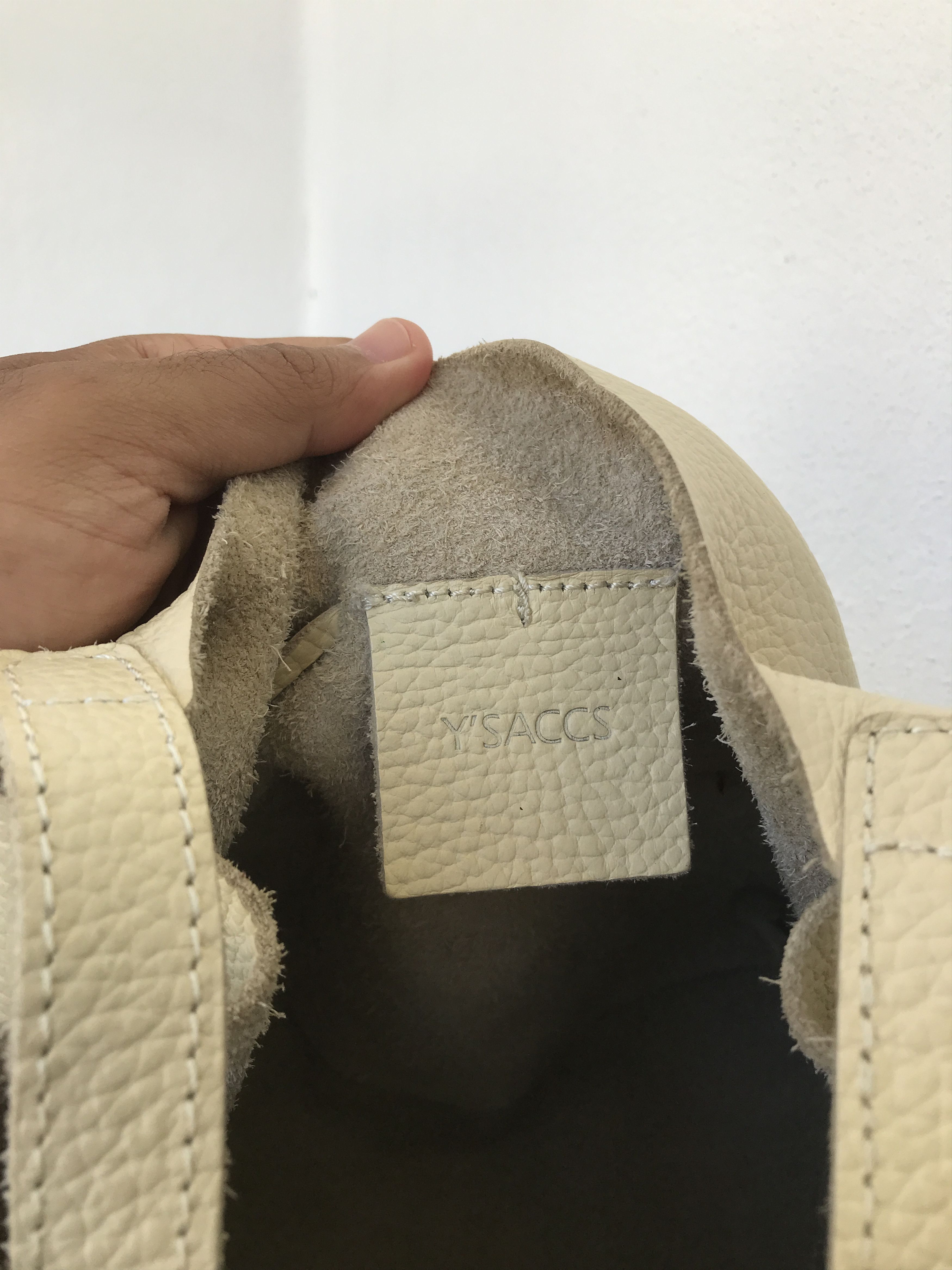 Japanese Brand × Yohji Yamamoto Y'saccs yohji yamamoto leather handcarry bucket bag Size ONE SIZE - 1 Thumbnail