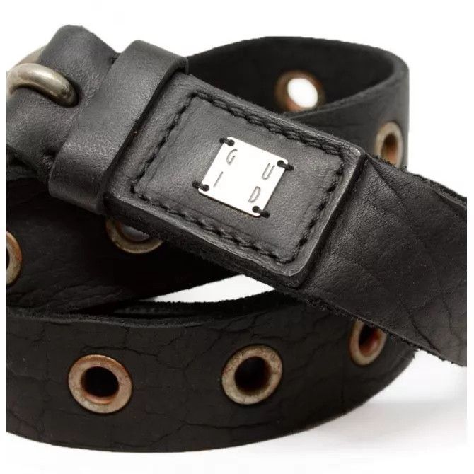 Guidi Guidi BLT18 Distressed Wild Buffalo Leather Belt Size ONE SIZE - 2 Thumbnail
