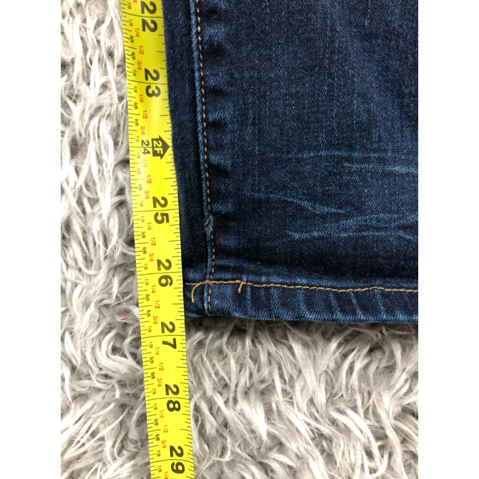Vintage GOGO STAR Jeans Skinny Size 15 Juniors Womens Medium Wash Blue Size 36" / US 14 / IT 50 - 3 Thumbnail