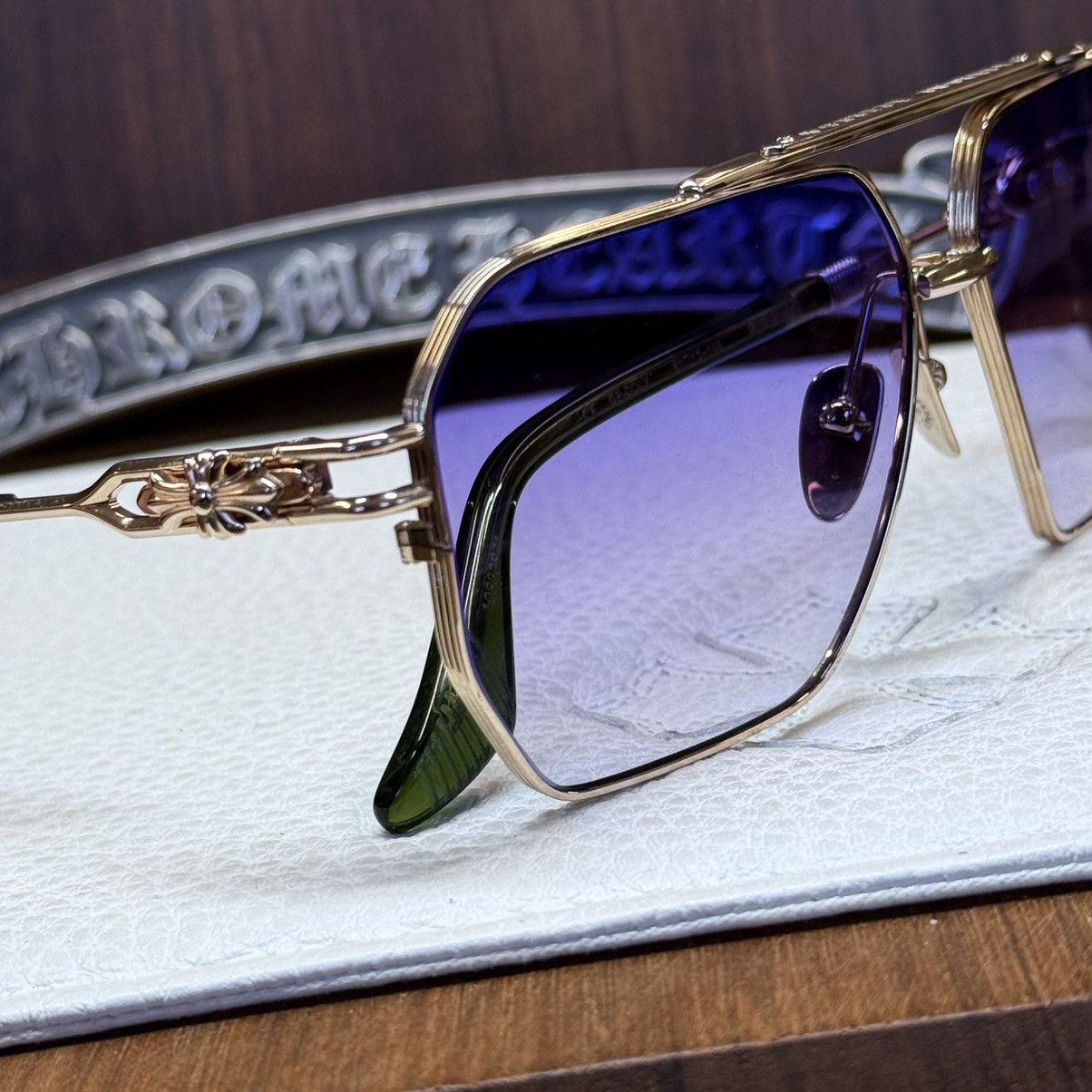 Chrome Hearts Chrome Hearts Ripping 1/1 Sunglasses Size ONE SIZE - 11 Thumbnail