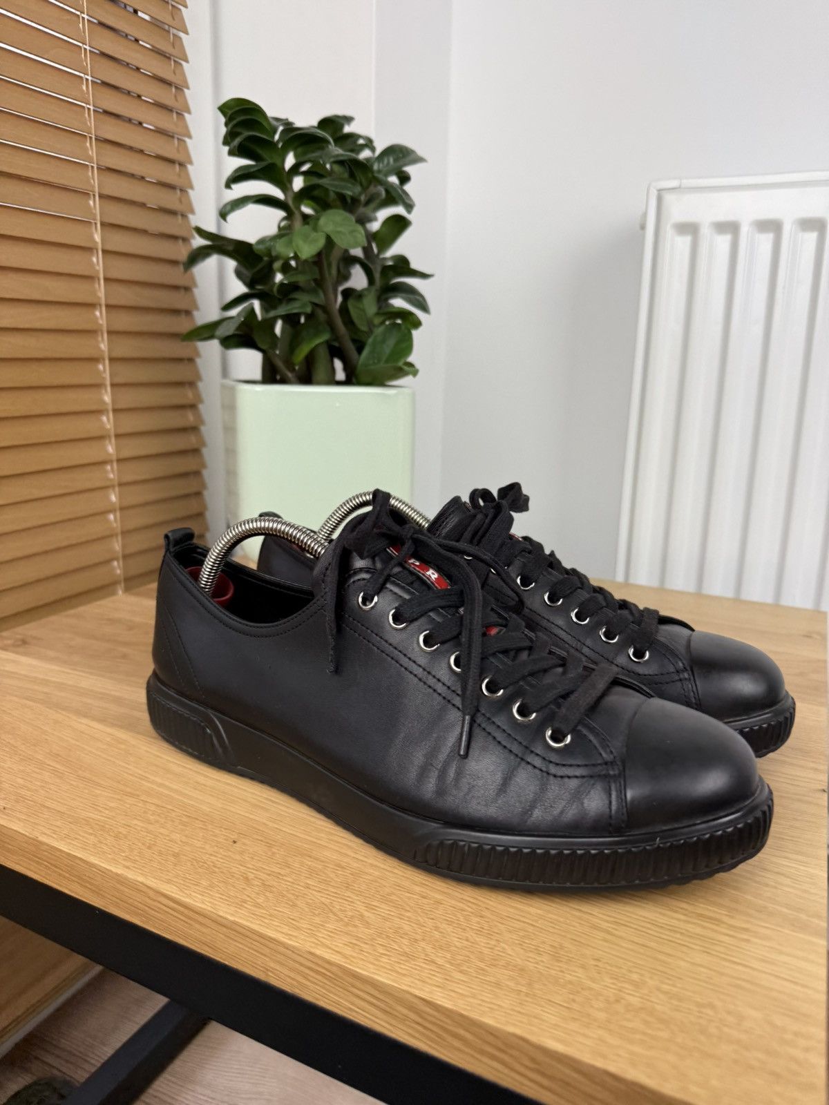 Prada PRADA Leather Sneakers shoes boots archive rap sport Size US 8 / EU 41 - 8 Thumbnail