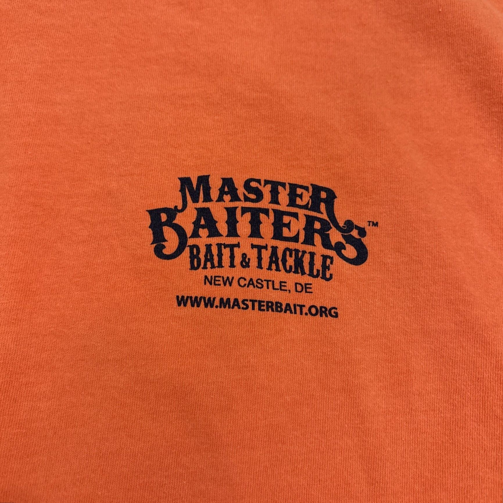 Comfort Colors COMFORT COLORS Fishing T-Shirt Long Sleeve Salmon XL Men Master Baiters Bait & Tackle New Castle DE Size US XL / EU 56 / 4 - 3 Thumbnail