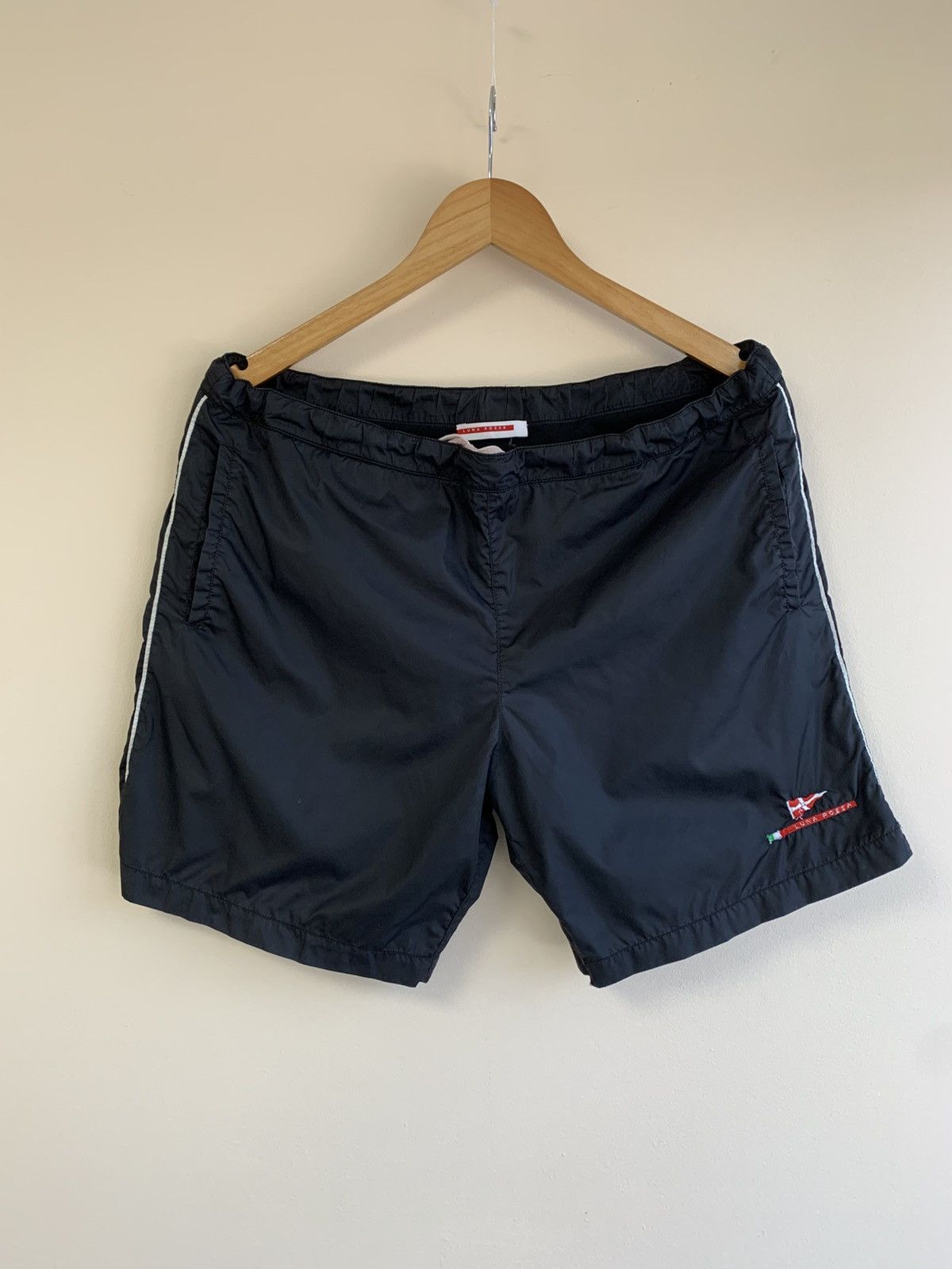 Prada Prada Luna Rossa Black Swim Shorts Size US 32 / EU 48 - 1 Thumbnail
