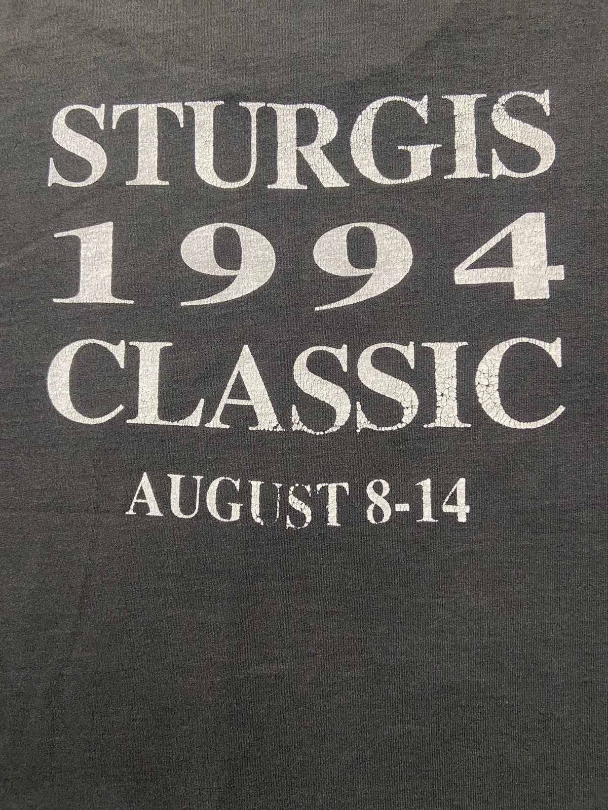 Anvil Vintage Sturgis 1994 motorcycle rally tee Size US XL / EU 56 / 4 - 9 Thumbnail