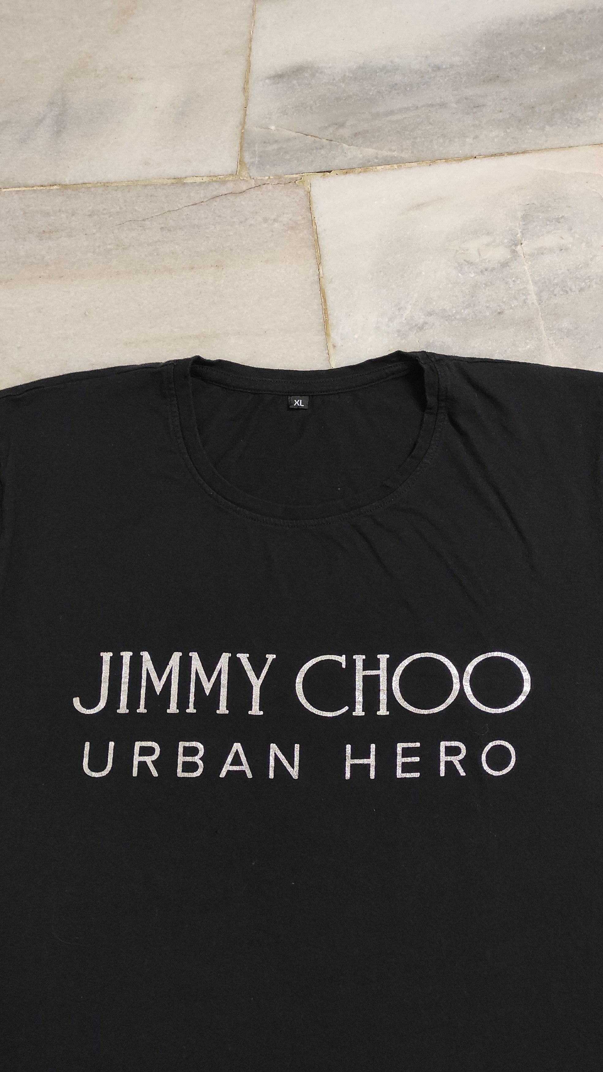 Jimmy Choo Archive JIMMY CHOO URBAN HERO spell out Tee Size US XL / EU 56 / 4 - 5 Thumbnail