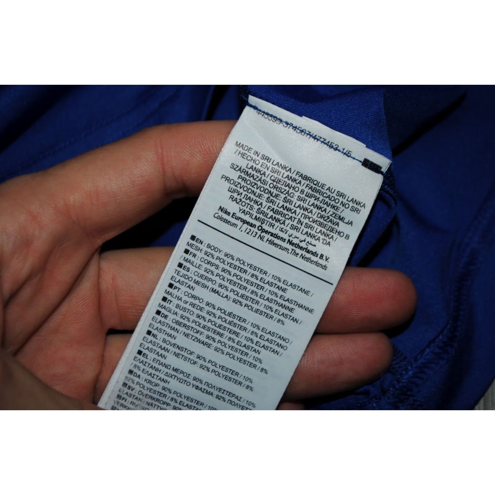 Nike Nike Pro Combat Mens Shirt Compression Jersey Camiseta Blue Size Medium Size US M / EU 48-50 / 2 - 6 Thumbnail