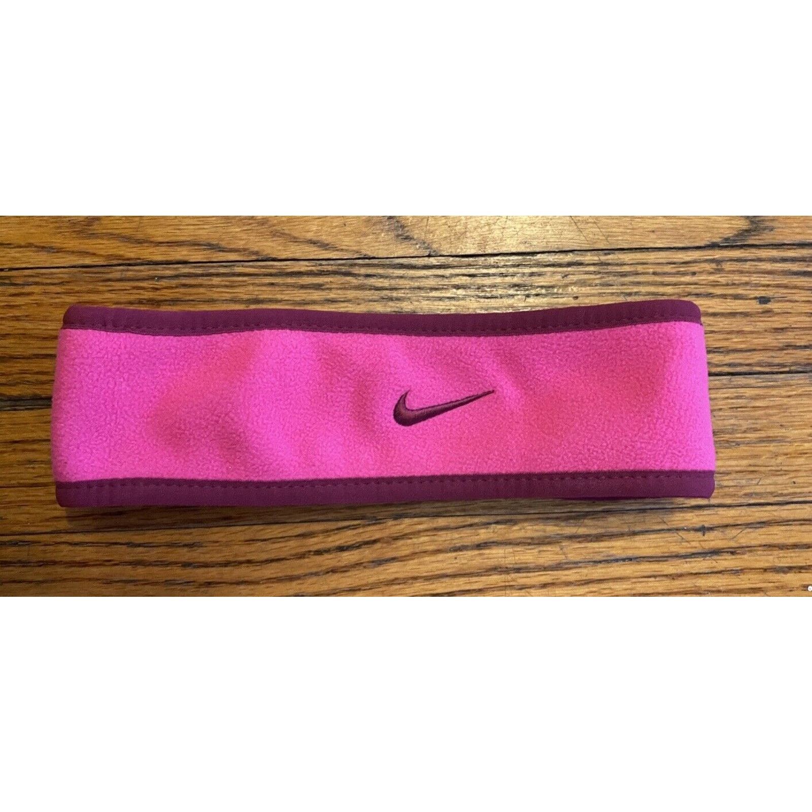 Nike Nike Dri-Fit Headband Women's Running Reversible Pink Size ONE SIZE - 2 Thumbnail