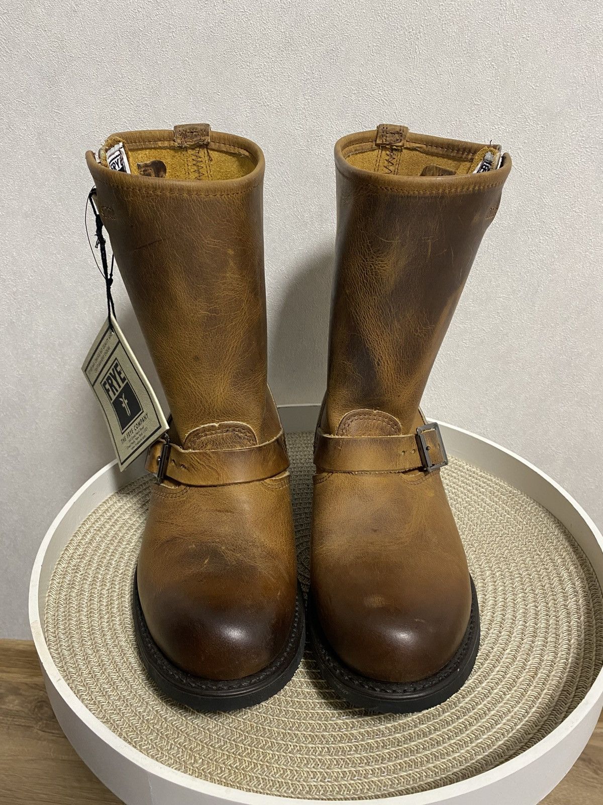 Frye Frye Engineer 12R 77400 AS98 Sendra Leather Boots Size: 39 Size US 9 / IT 39 - 5 Thumbnail