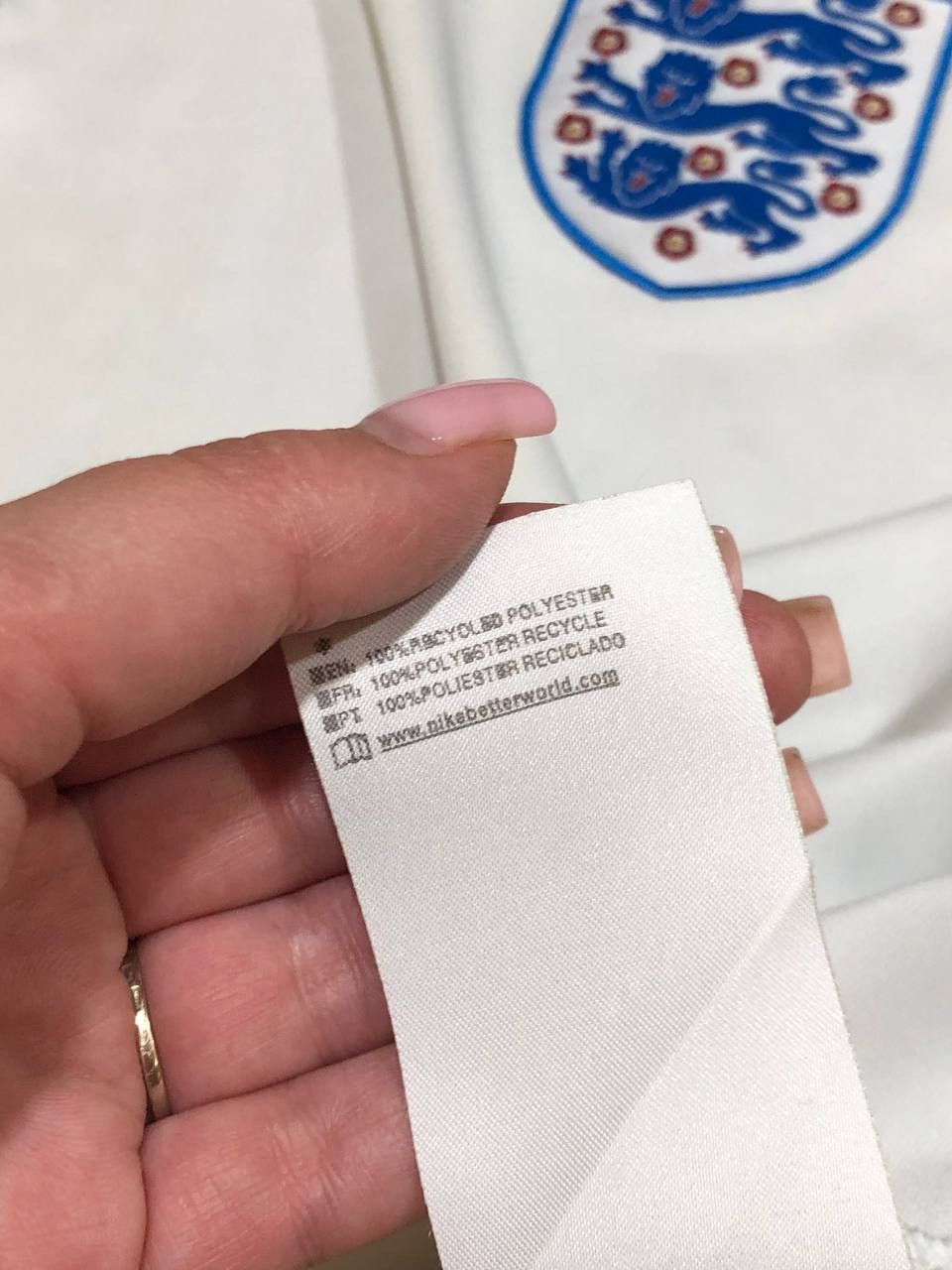 Nike Jerseys Nike football England white T-Shirt Y2K Vintage Size US XL / EU 56 / 4 - 4 Thumbnail