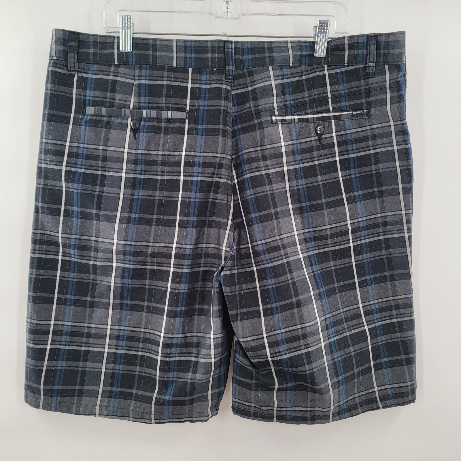 Hurley Hurley Men's Casual Shorts Size 38 Plaid Size US 38 / EU 54 - 2 Thumbnail