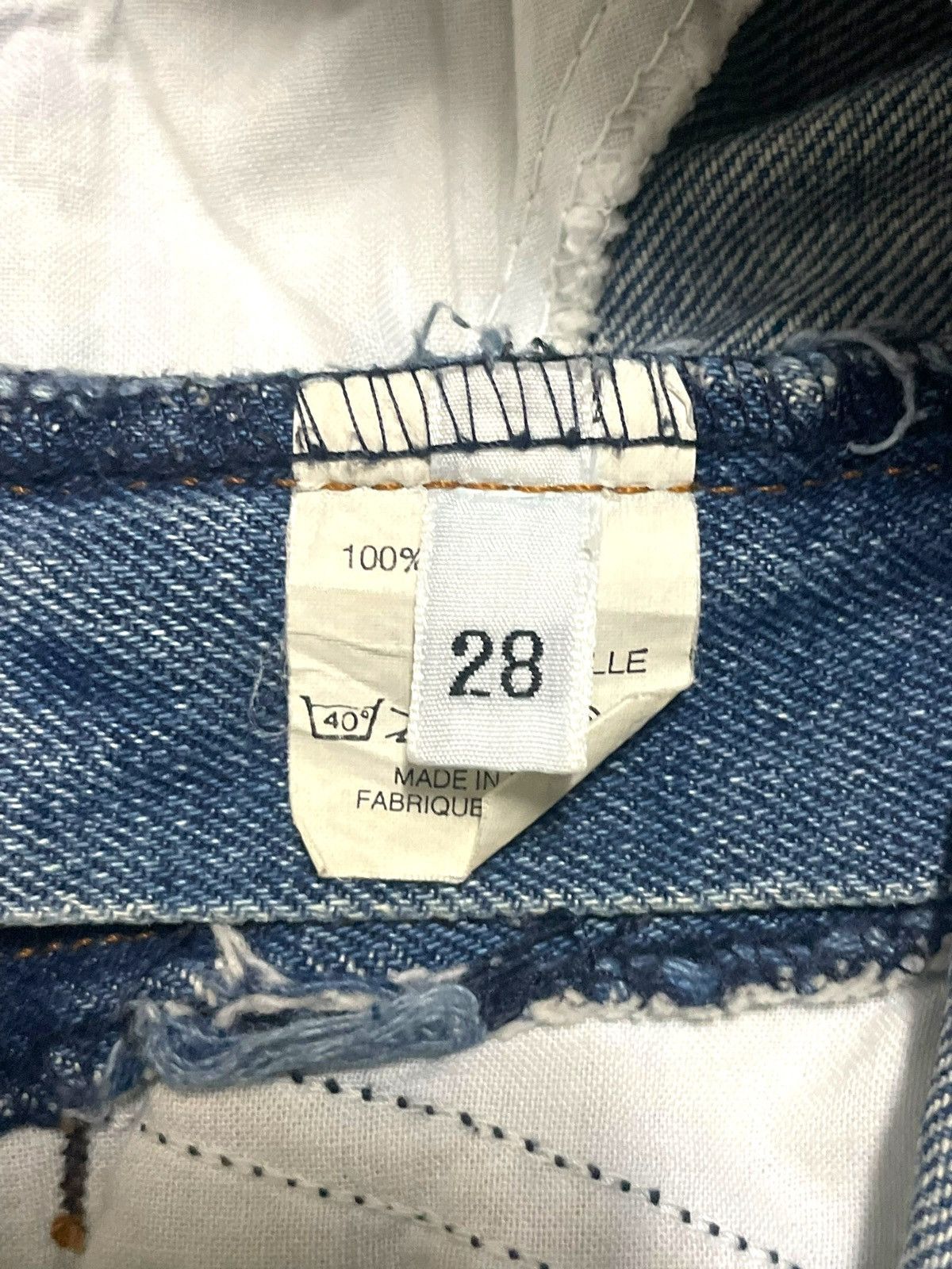 MCM MCM Embroidery Logo High Waist Gold Plate Button Blue Jeans Size 28" / US 6 / IT 42 - 19 Thumbnail