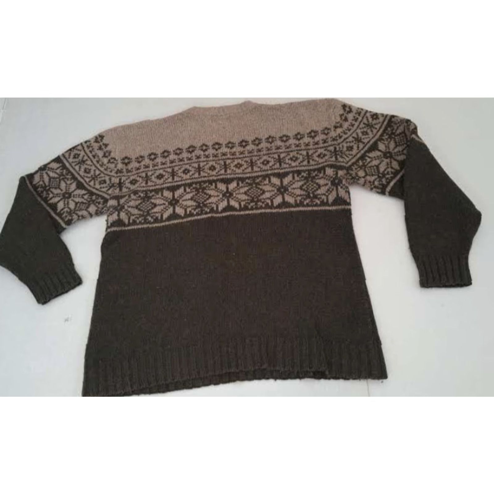 High Sierra VINTAGE High Sierra Sweater Knit Pullover Men's XL Beige Wool Acrylic Cotton 26in Pit to Pit 26in Long X-Large Size US XL / EU 56 / 4 - 6 Thumbnail