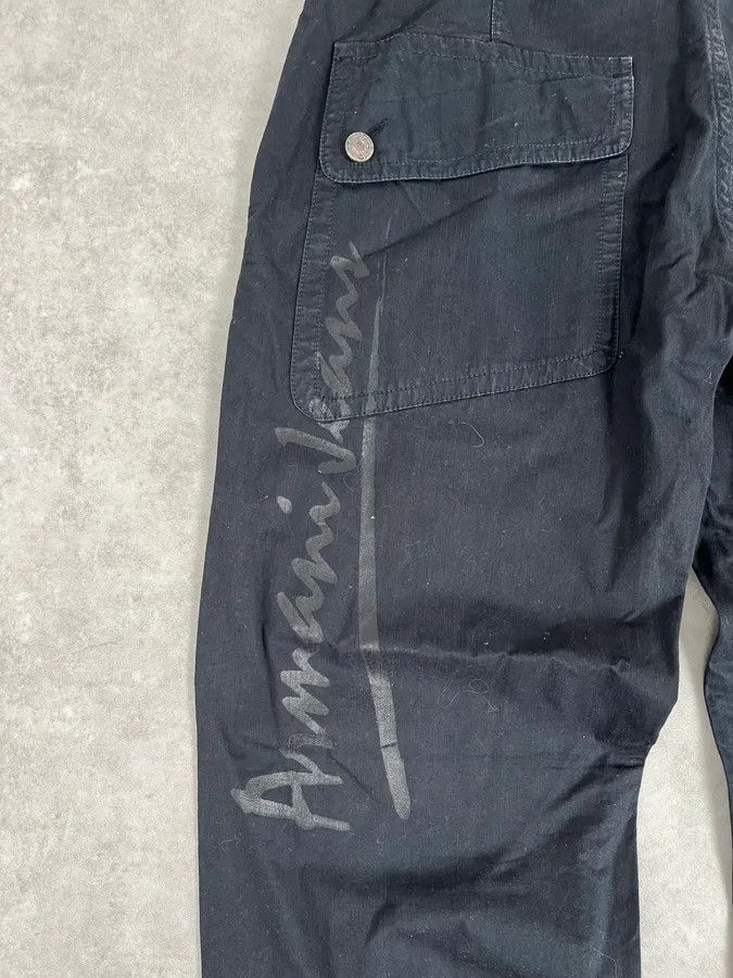 Armani 2000s Armani Black Cozy Signature Pants Size US 30 / EU 46 - 11 Thumbnail
