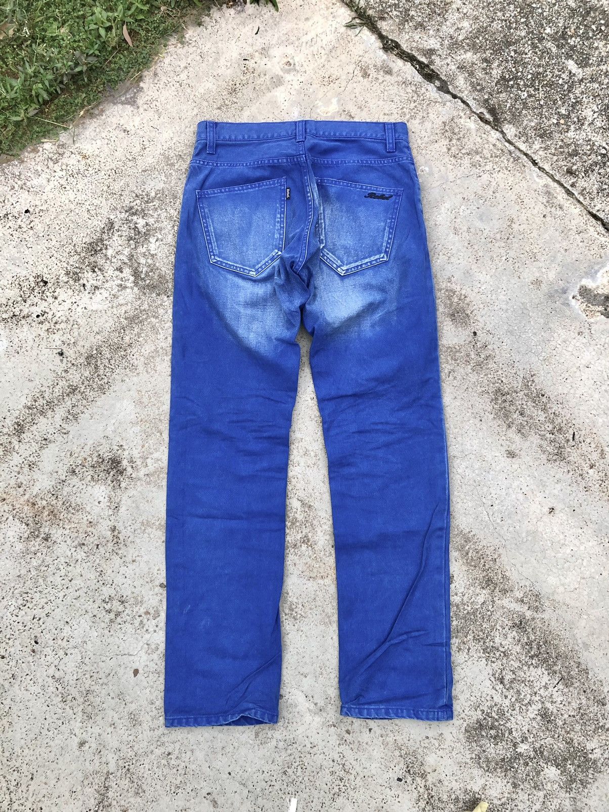 Japanese Brand TOP REBEL WASHED BLUE DENIM Size US 30 / EU 46 - 7 Thumbnail