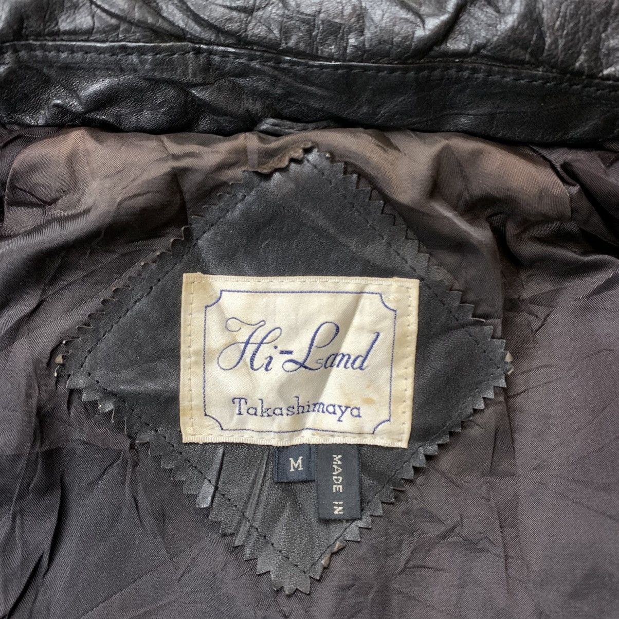 Genuine Leather Takashimaya Leather Jacket Size US M / EU 48-50 / 2 - 9 Thumbnail