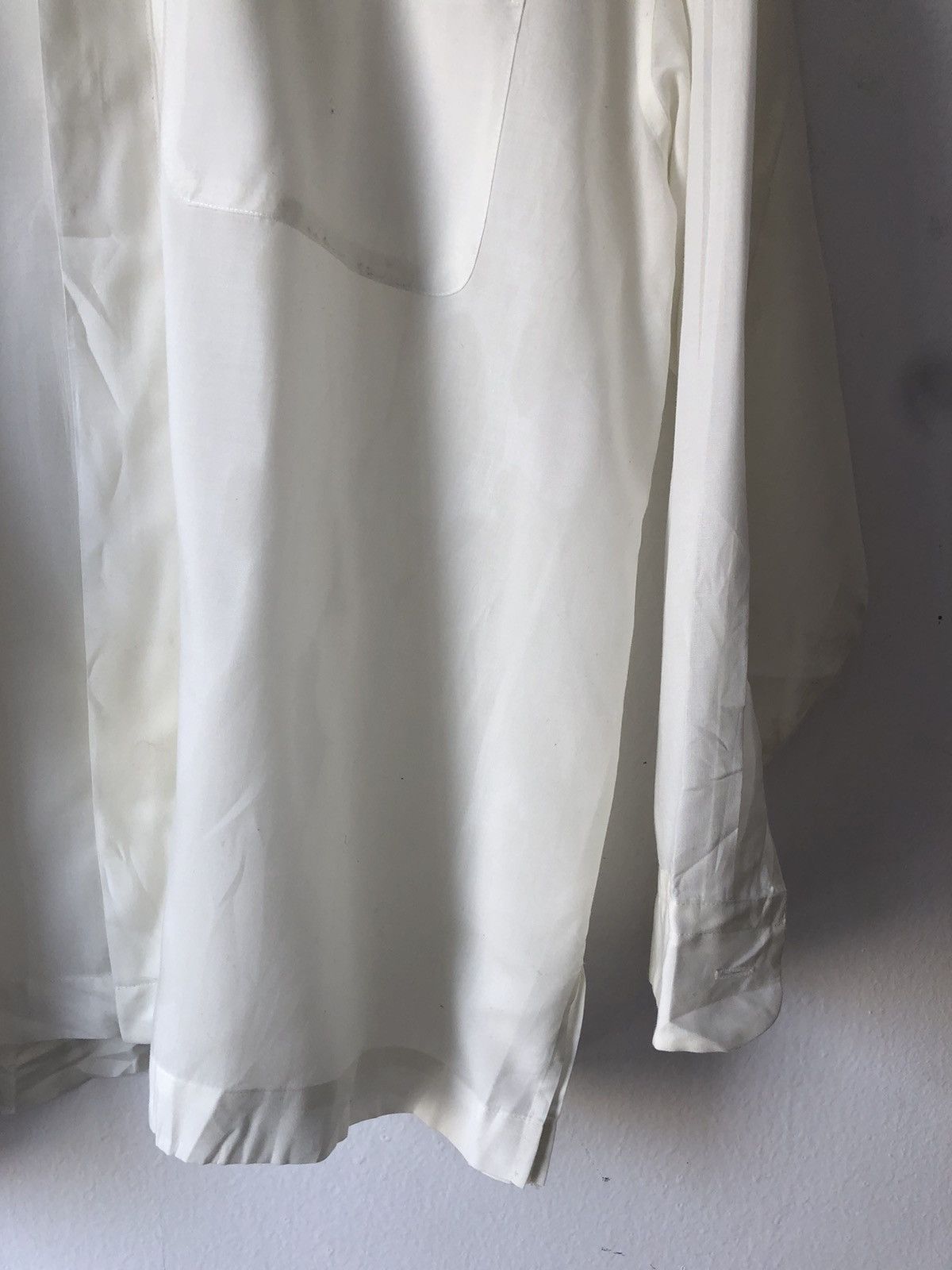 Issey Miyake Cream see through shirt Size US M / EU 48-50 / 2 - 3 Thumbnail