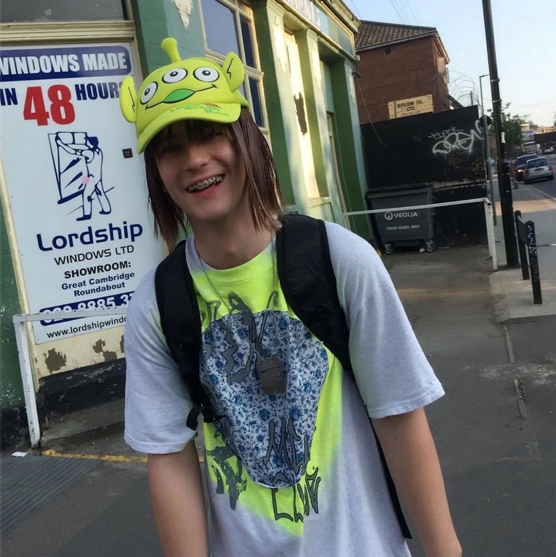 Disney × Drain Gang Bladee alien Toystory cap | Grailed