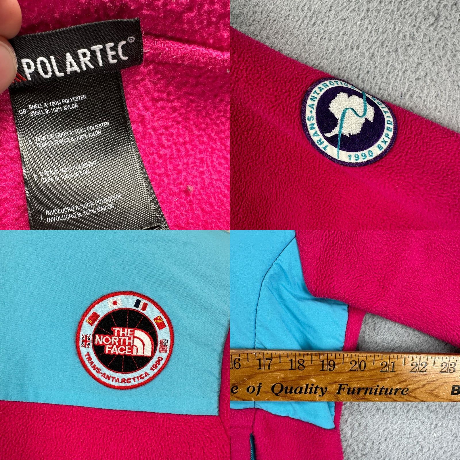 The North Face The North Face Jacket Womens Medium Red Blue Polartec Nylon Full Zip Logo Pocket Jacket Womens Medium Red Blue Polartec Nylon Full Zip Logo Pocket Size M / US 6-8 / IT 42-44 - 8 Thumbnail