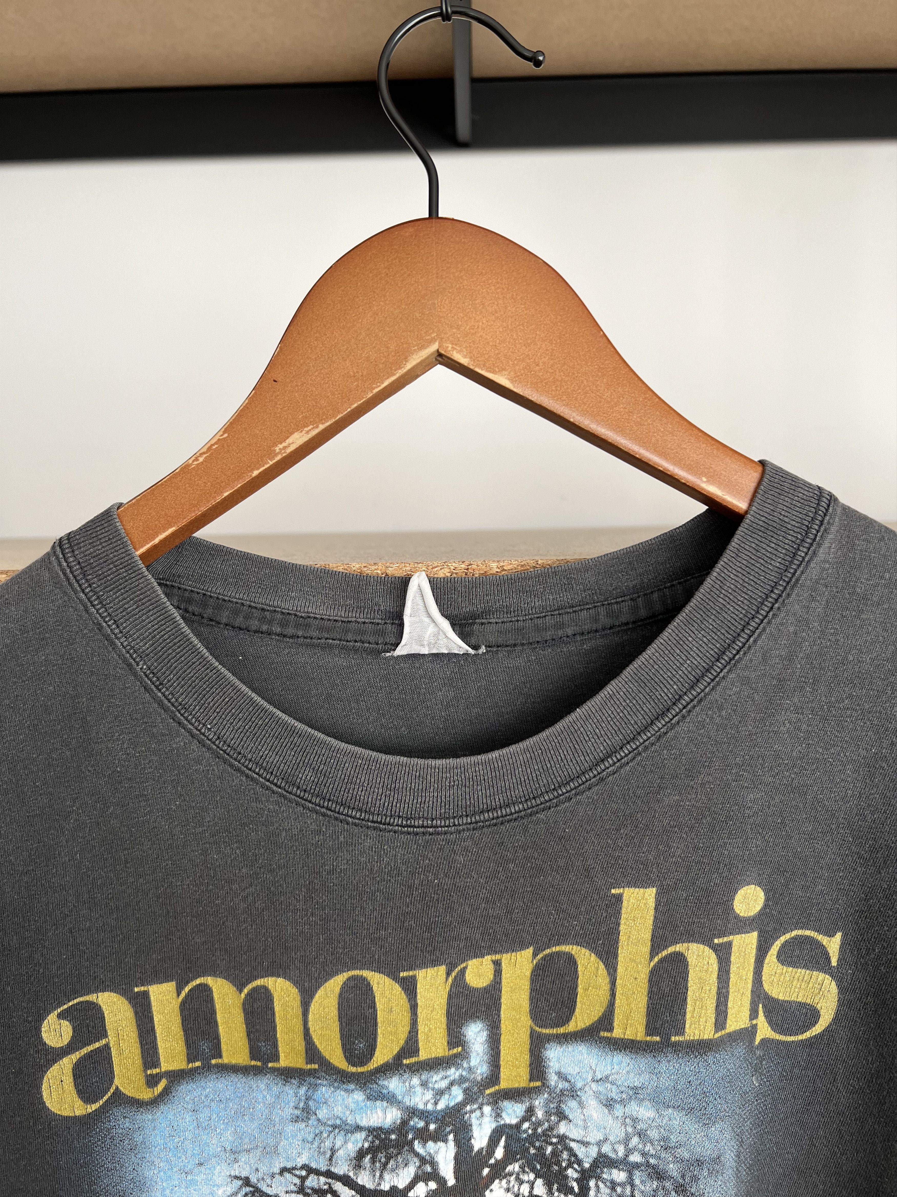 Band Tees Vintage 2000s Amorphis Skyforger Black T-shirt Size US M / EU 48-50 / 2 - 12 Thumbnail