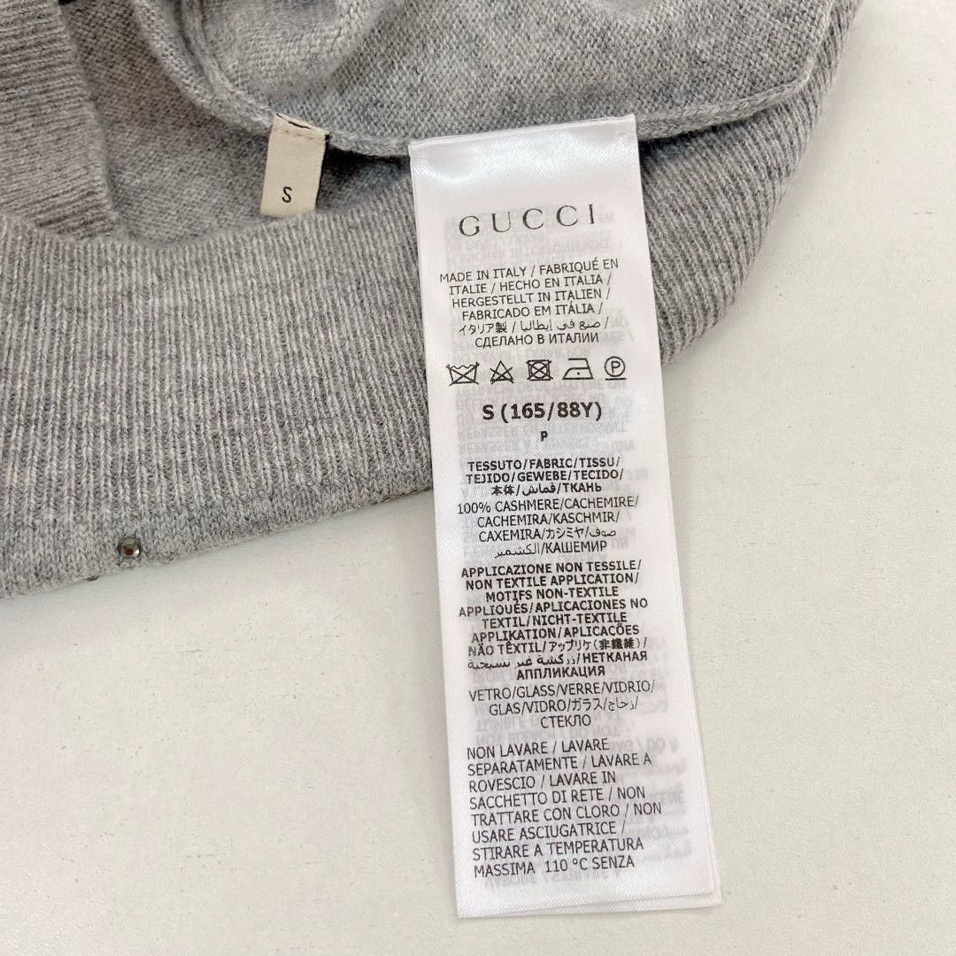 Gucci Gucci Crystal Gray Pull-Over S 6332 Size S / US 4 / IT 40 - 8 Thumbnail