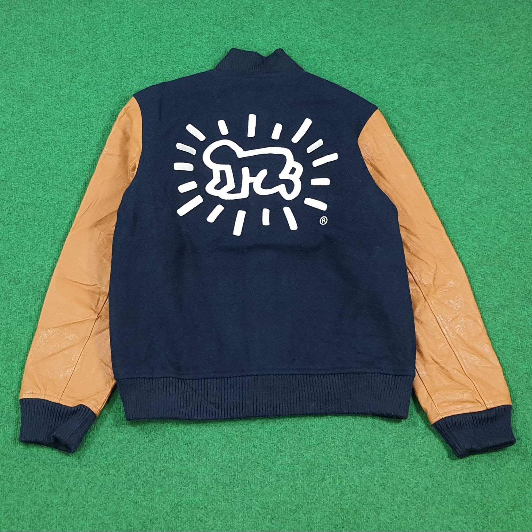 Columbia Columbia x Keith Haring x Kinetics Wool Varsity Jacket Size US M / EU 48-50 / 2 - 1 Thumbnail