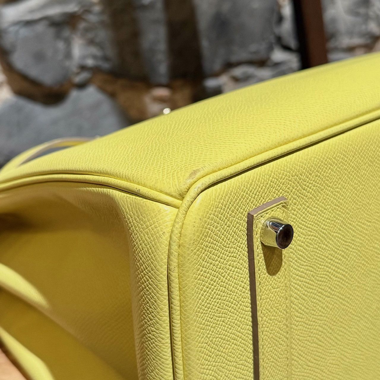 Hermes Hermès Soufre Yellow Epsom PHW Birkin 35 Bag Size ONE SIZE - 17 Thumbnail