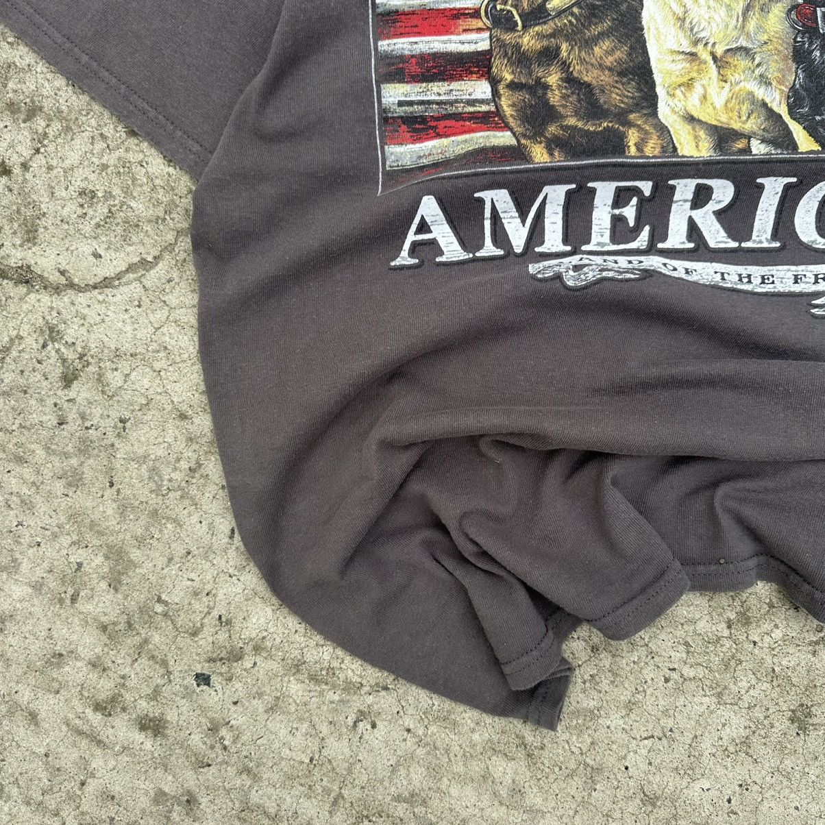 Vision Streetwear VTG Proud American T-shirts Big Logo Land Fo The Free Y2K Size US L / EU 52-54 / 3 - 6 Thumbnail