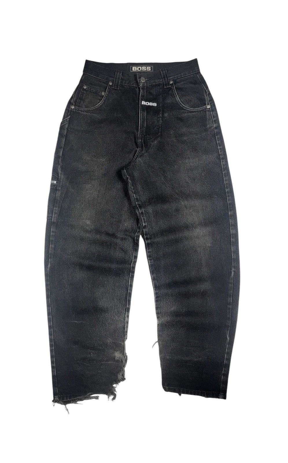 Hugo Boss Hugo Boss Baggy Distressed Jeans Vintage Y2K 90s GUC Size US 30 / EU 46 - 2 Thumbnail