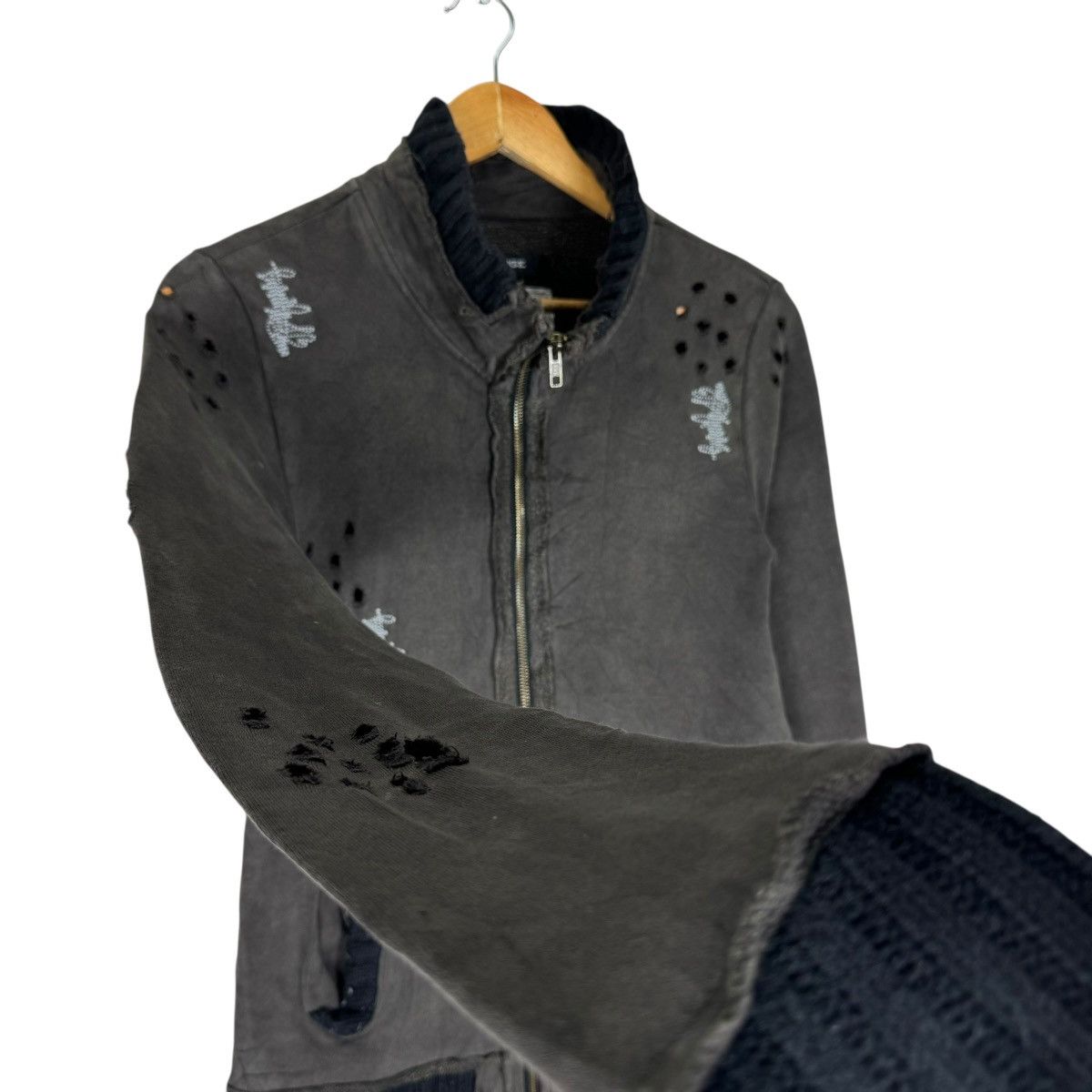 Japanese Brand 🌟SABOTAGE PAUL HARVEY SHOTGUN SWEATER LIKE NUMBER NINE Size US S / EU 44-46 / 1 - 5 Thumbnail