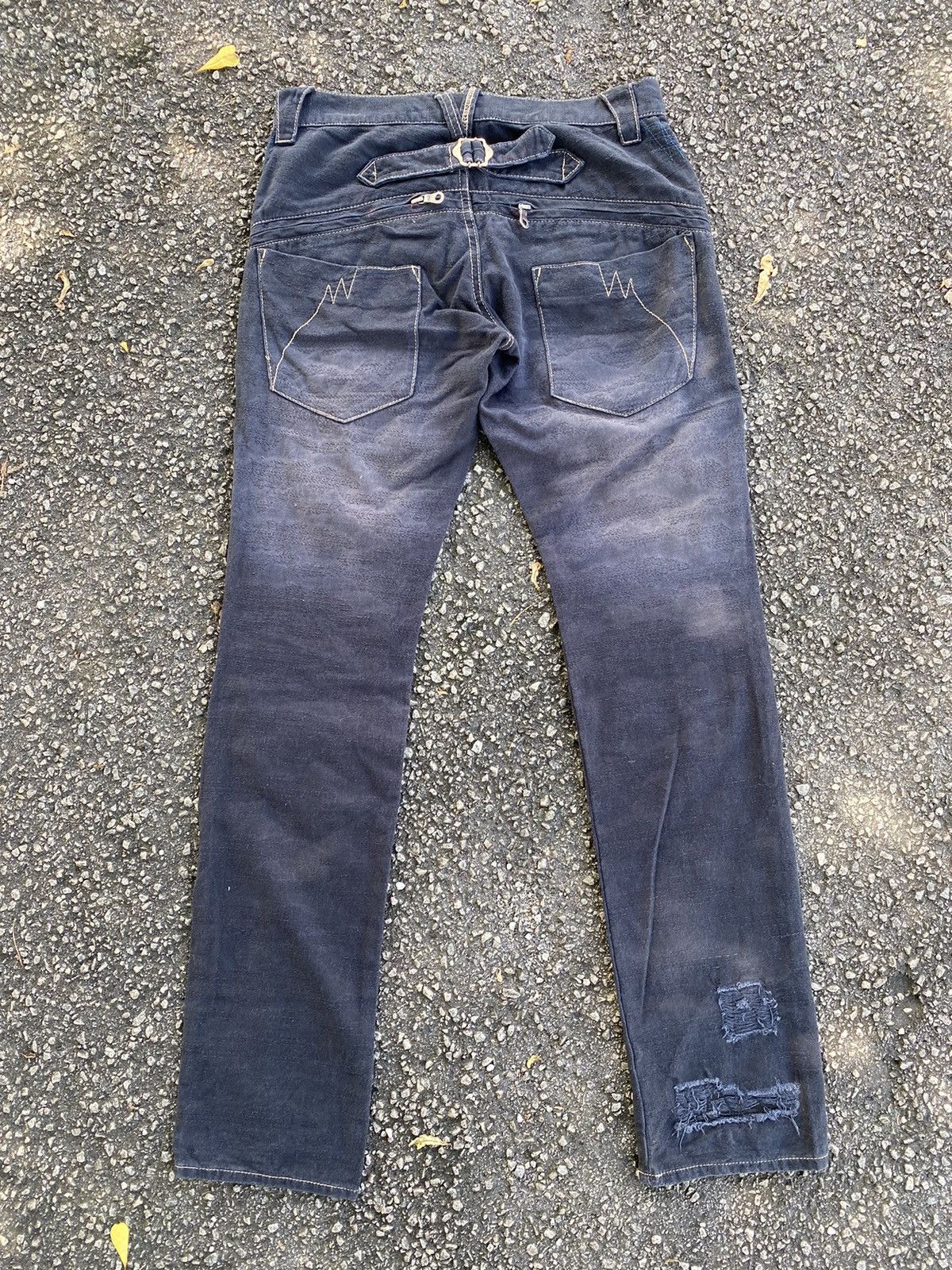 PPFM 🔥 Distressed 🔥 PPFM Distressed Jeans - Rare Design Size US 30 / EU 46 - 9 Thumbnail