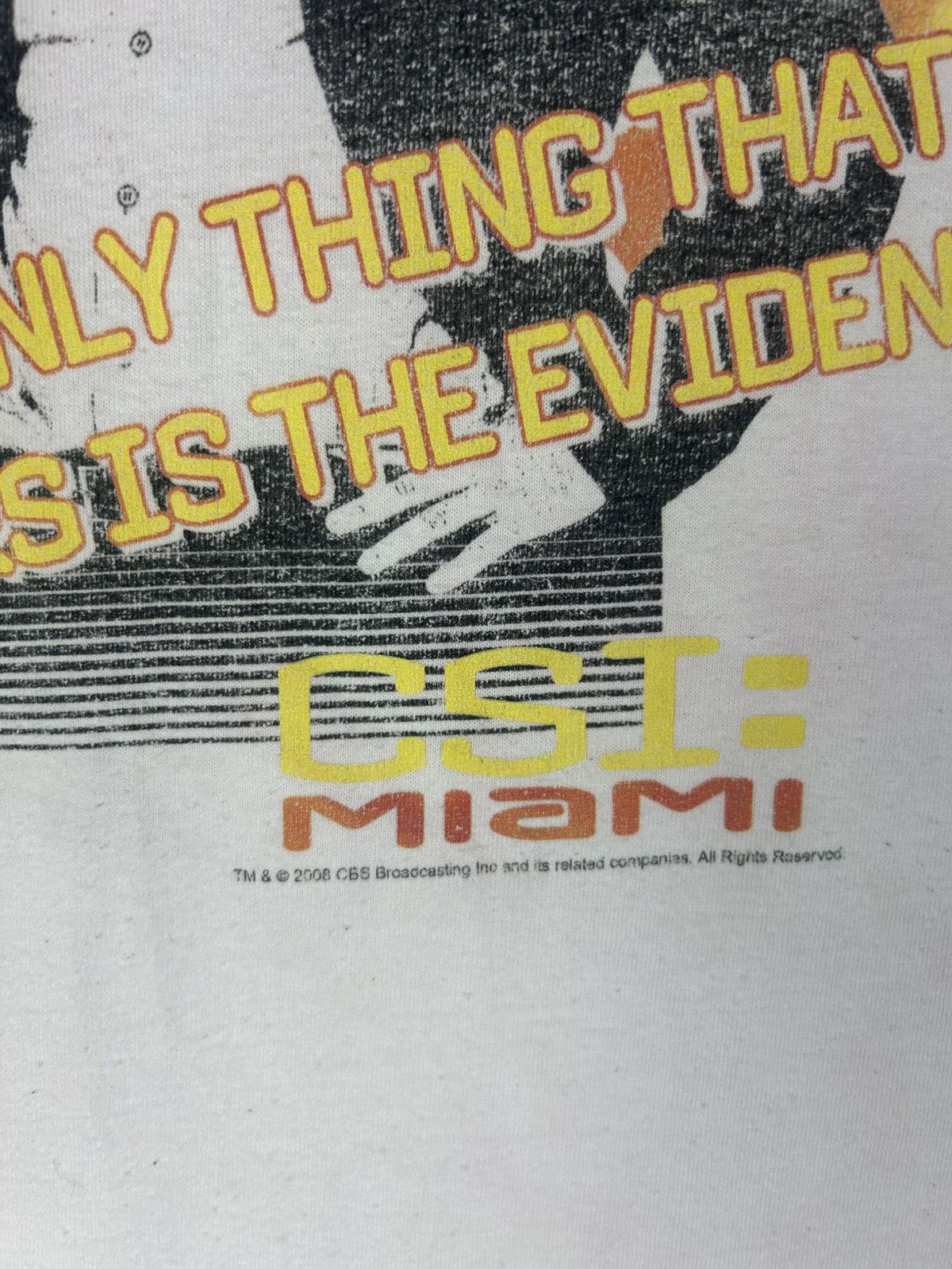 Vintage Vintage Y2K CSI Miami Promo Tees/ Crime TV Series Size US XL / EU 56 / 4 - 5 Thumbnail