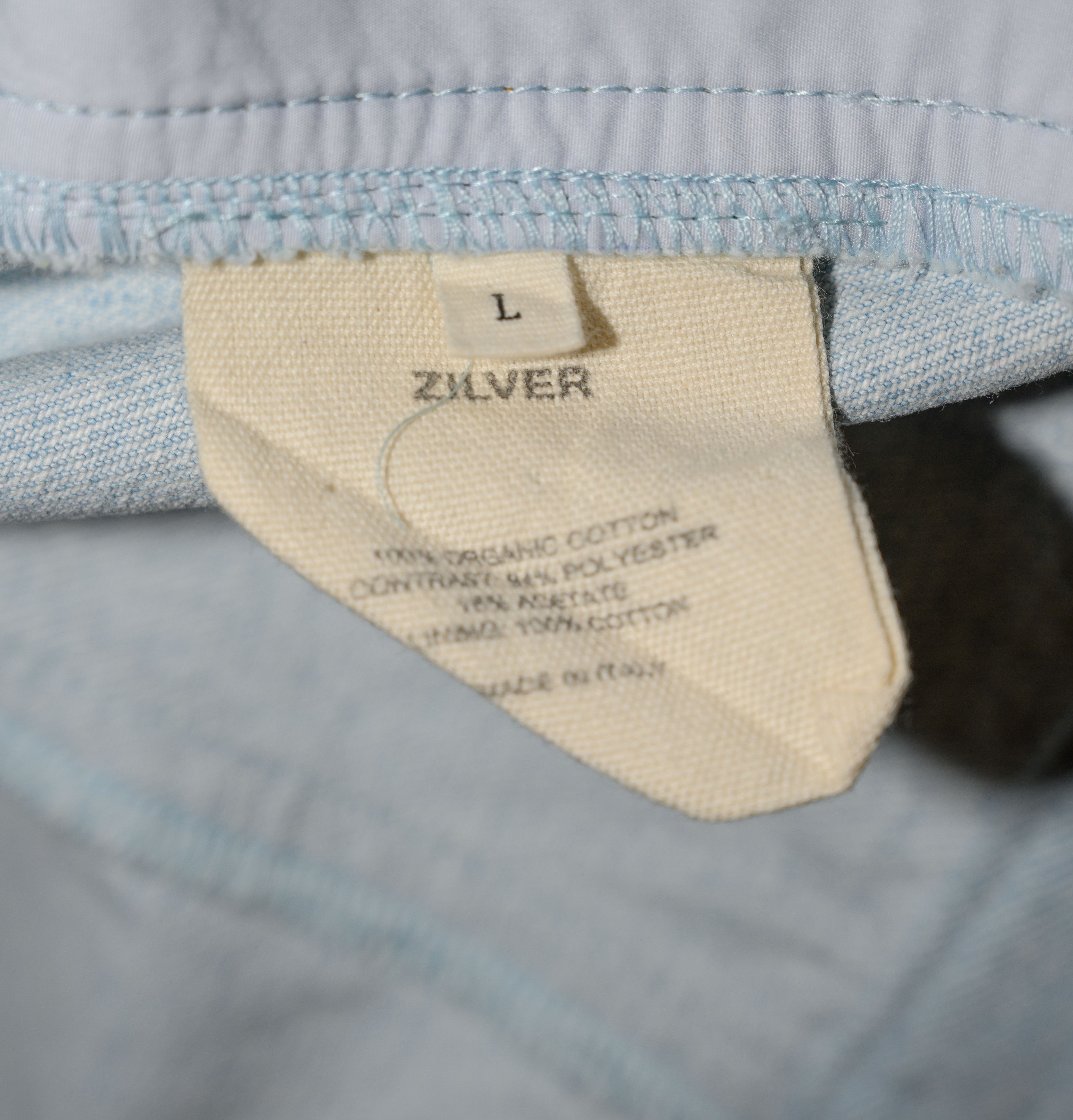 Other Zilver Demin Cut Out Reflective Jacket Size L Size L / US 10 / IT 46 - 4 Thumbnail