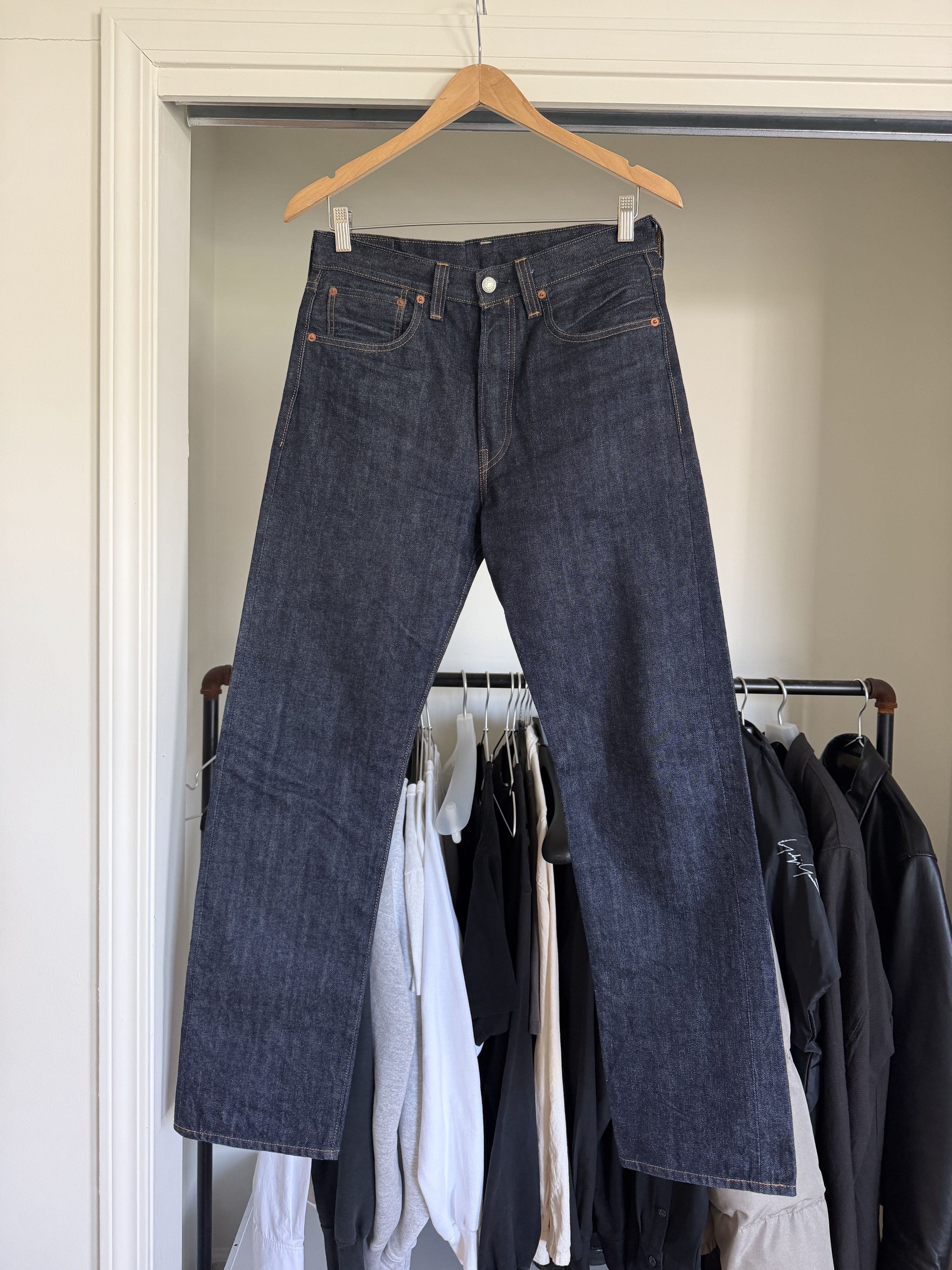 Levi's Vintage Clothing 1947 501XX Big E Selvedge Denim Size US 30 / EU 46 - 1 Thumbnail