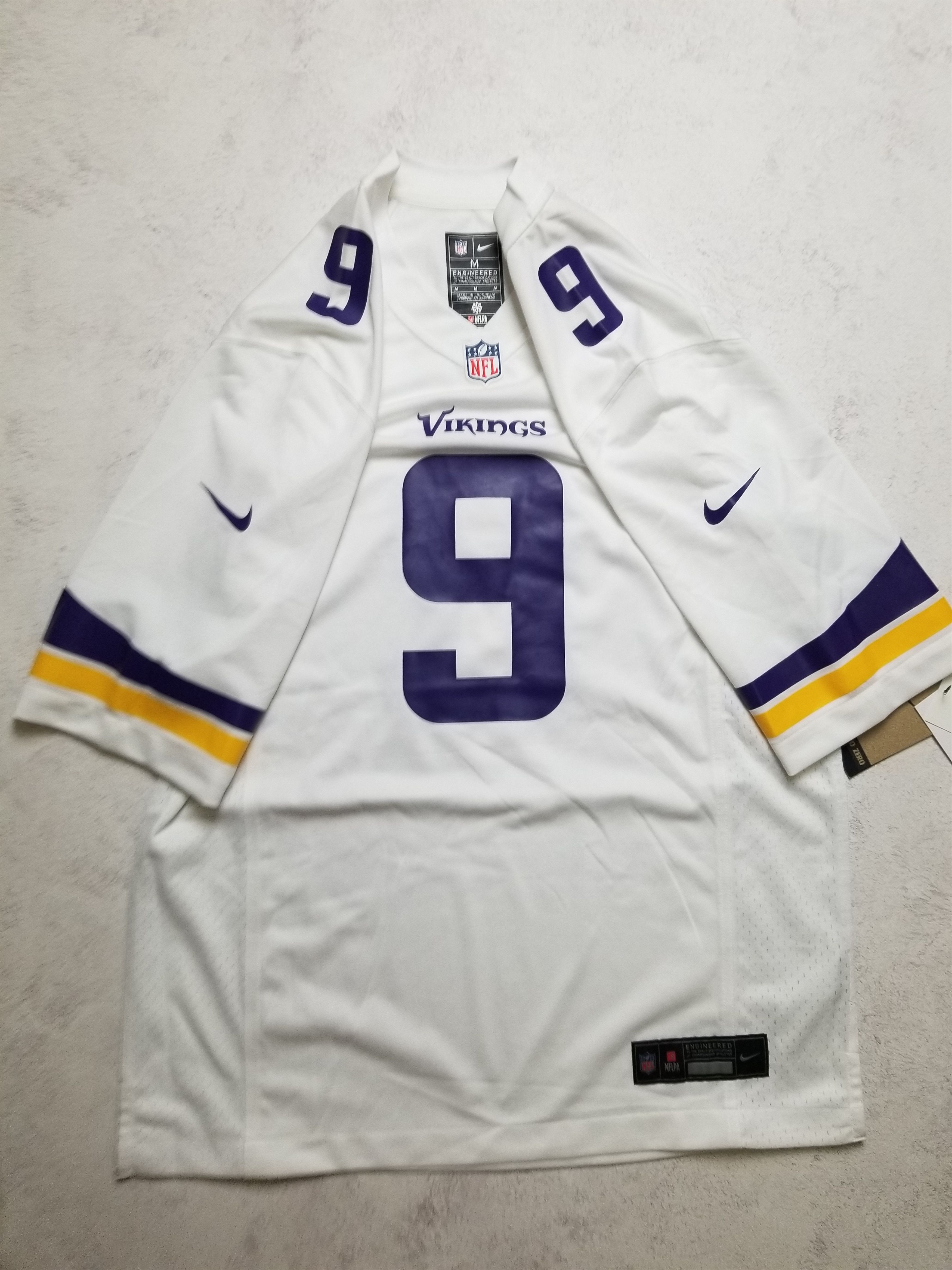 Nike J.J. McCarthy #9 Minnesota Vikings Nike On-field Game Jersey Size US M / EU 48-50 / 2 - 3 Thumbnail