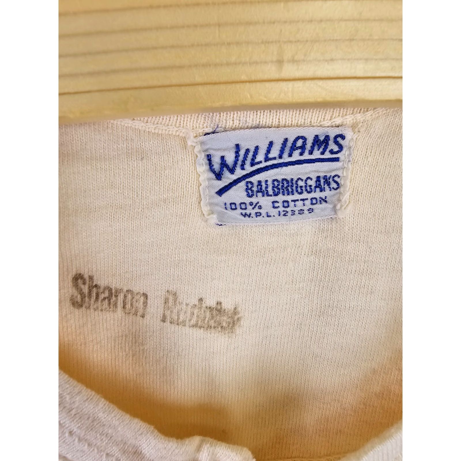 Vintage VINTAGE WILLIAMS Button Up 100% Cotton T-Shirt XS? No, SZ MEDIUM Size US M / EU 48-50 / 2 - 3 Thumbnail