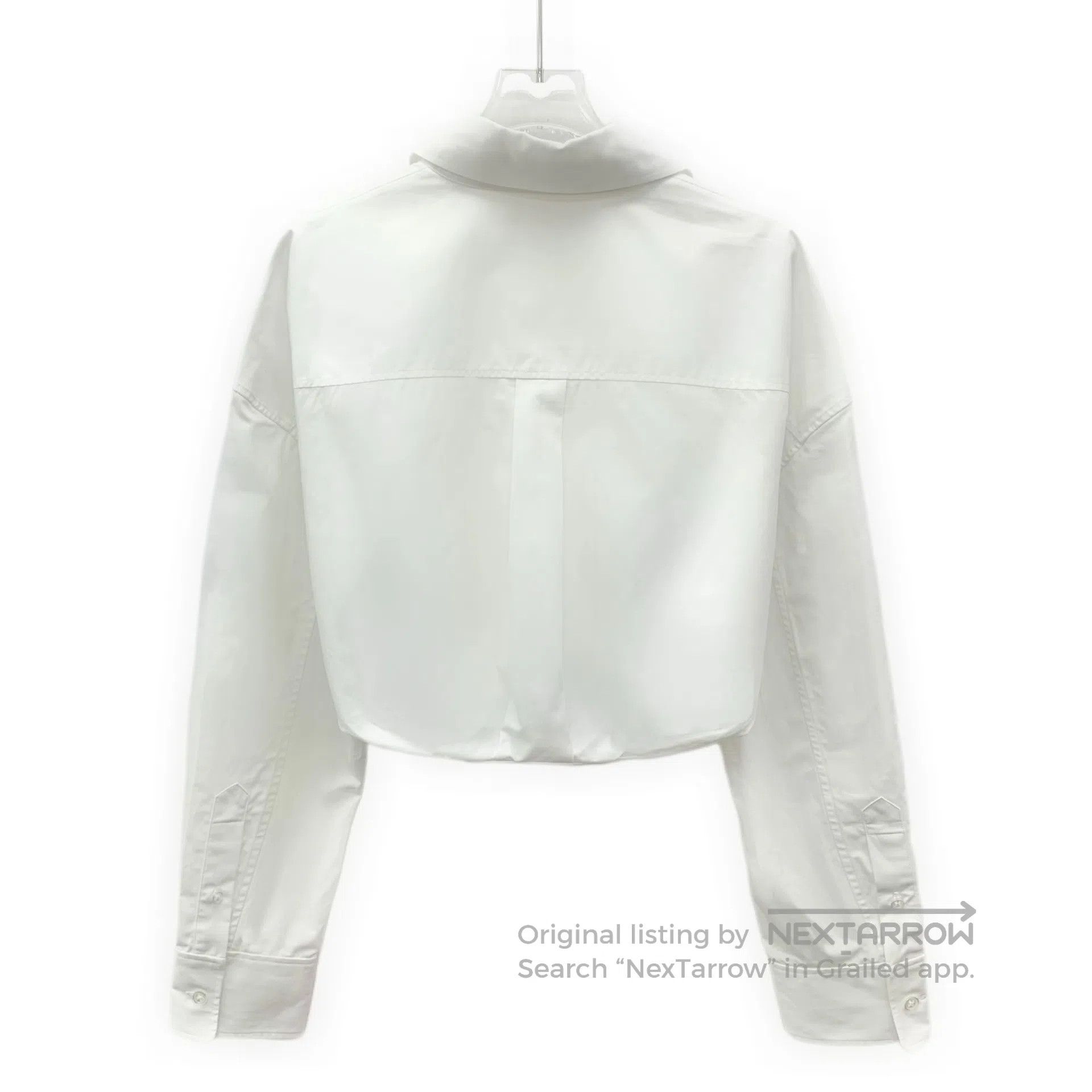 Alexander Wang Alexander Wang White Drawstring Waist Reversible Collar Si Size XS / US 0-2 / IT 36-38 - 2 Thumbnail