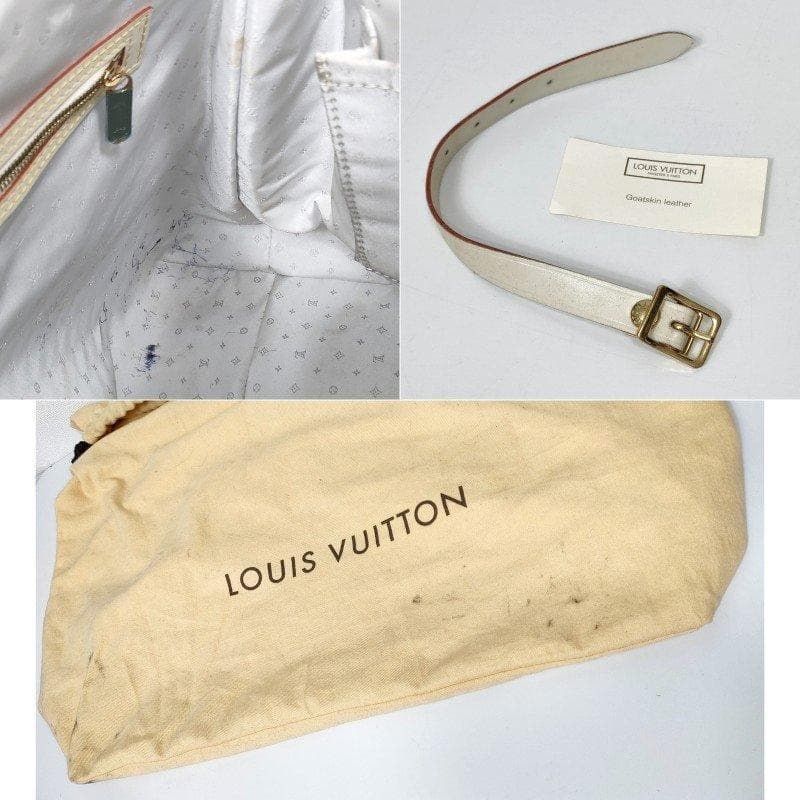 Louis Vuitton Louis Vuitton - Suhali White Leather Handbag Preloved Size ONE SIZE - 9 Thumbnail