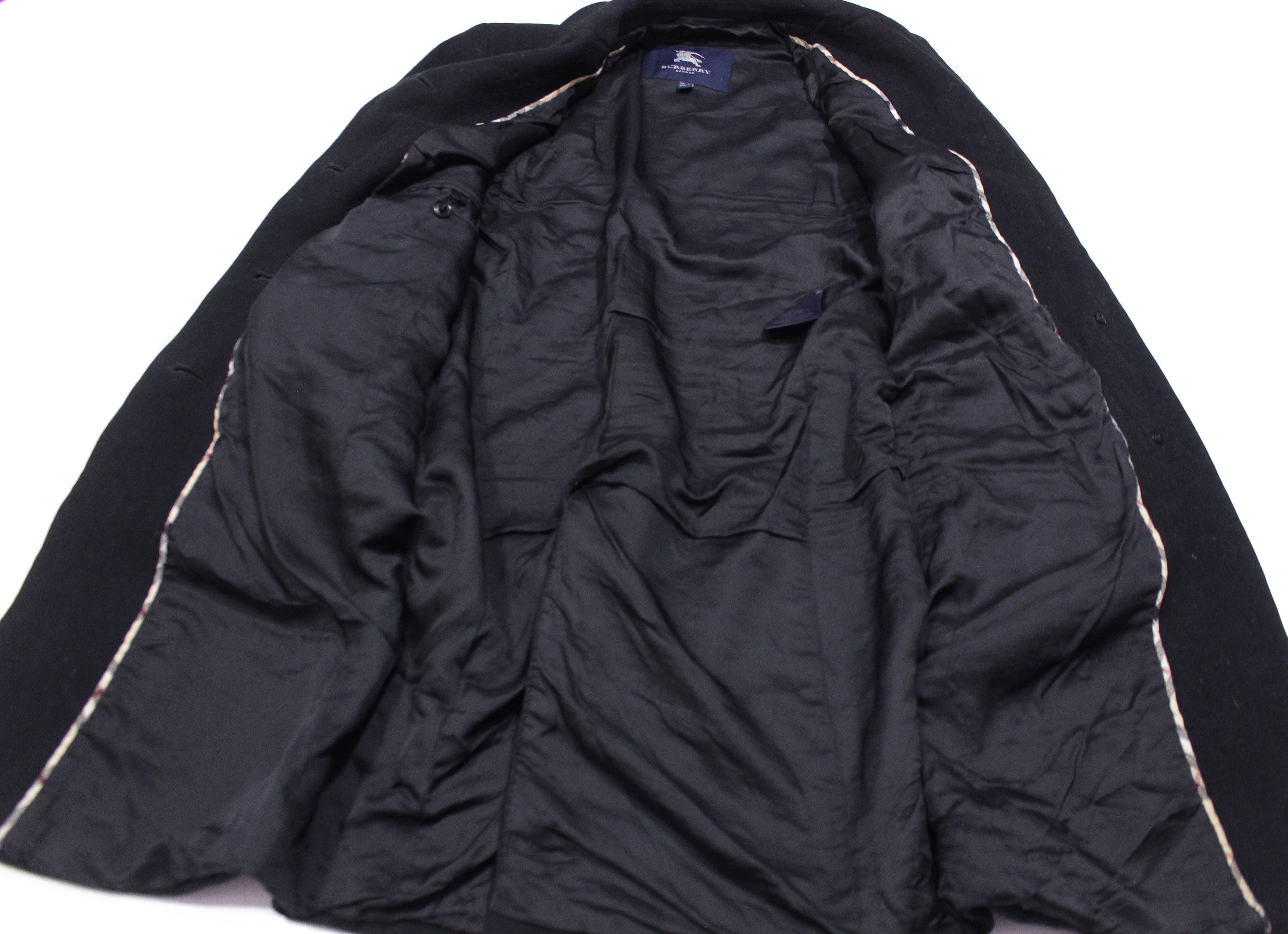 Burberry Wool Cashmere Overcoat Vintage Size S / US 4 / IT 40 - 10 Thumbnail