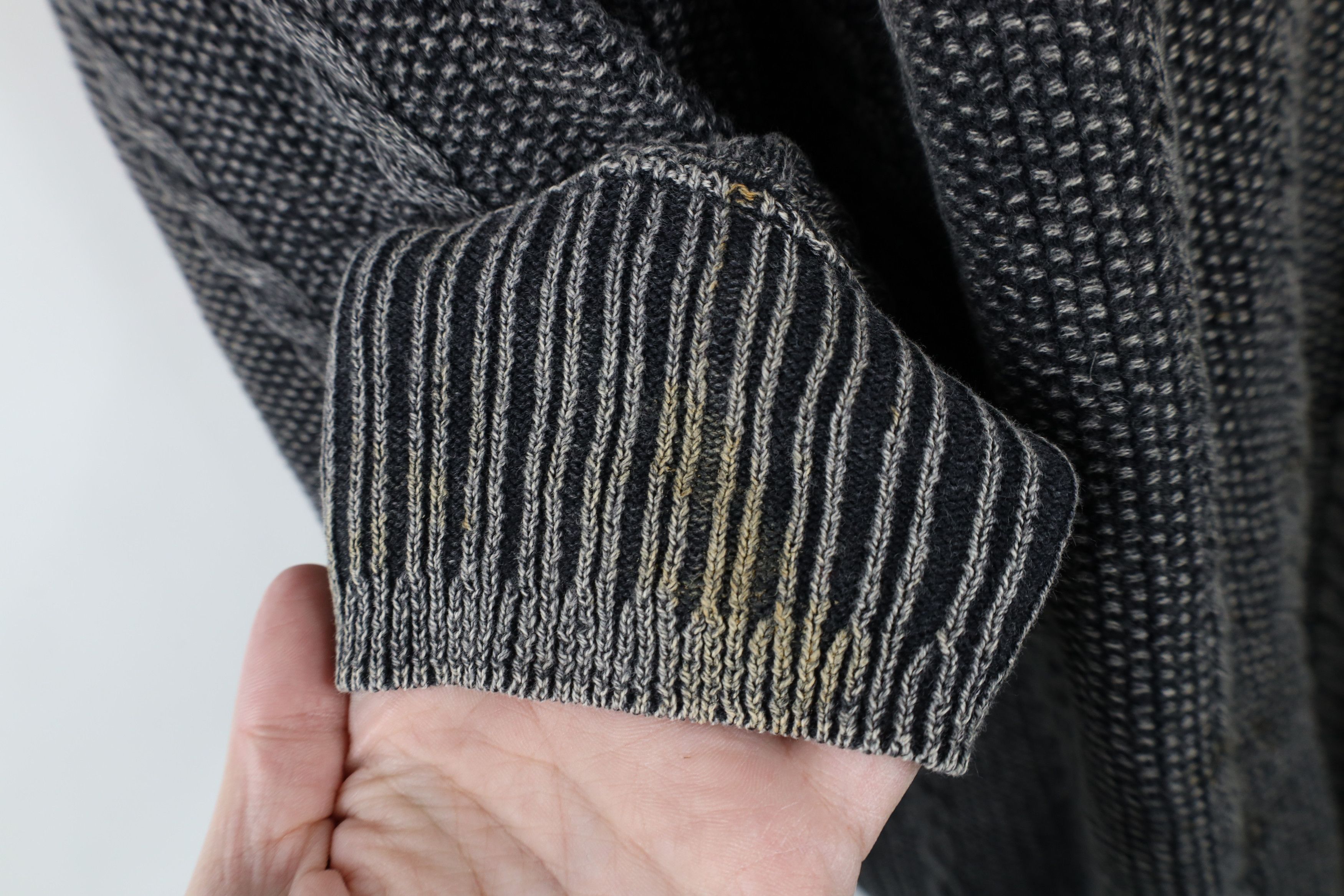 Vintage Vintage 90s CP Company Massimo Osti Cable Knit Sweater Size US L / EU 52-54 / 3 - 6 Thumbnail
