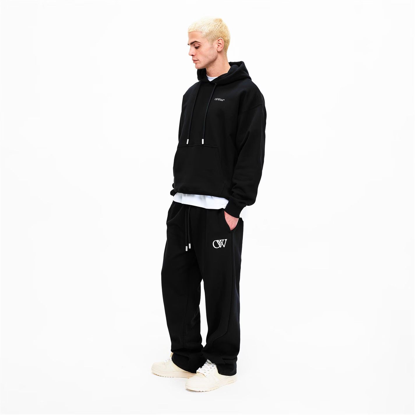 Off-White o1g2r1mq0226 Closed Hem Sweatpants & Joggers In Black Size US 38 / EU 54 - 6 Thumbnail