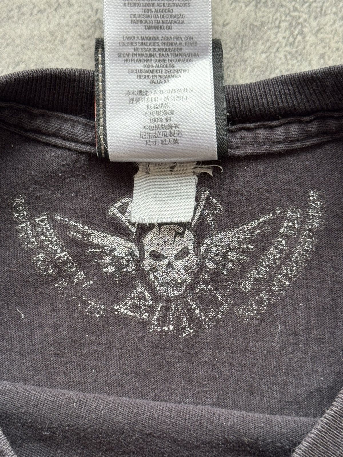 Harley Davidson 🔥Vintage Harley Davidson Fire Trashed T-shirt Size US XL / EU 56 / 4 - 12 Thumbnail