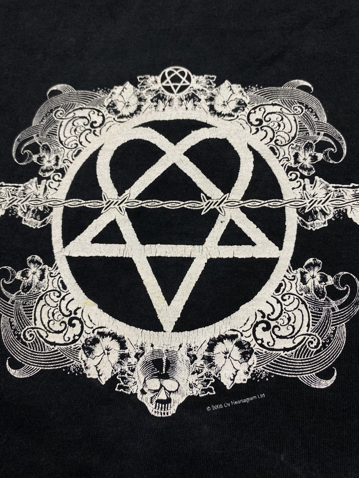 Band Tees × Vintage Vintage HIM T-Shirt rock metal grunge punk y2k 90s Size US L / EU 52-54 / 3 - 2 Thumbnail