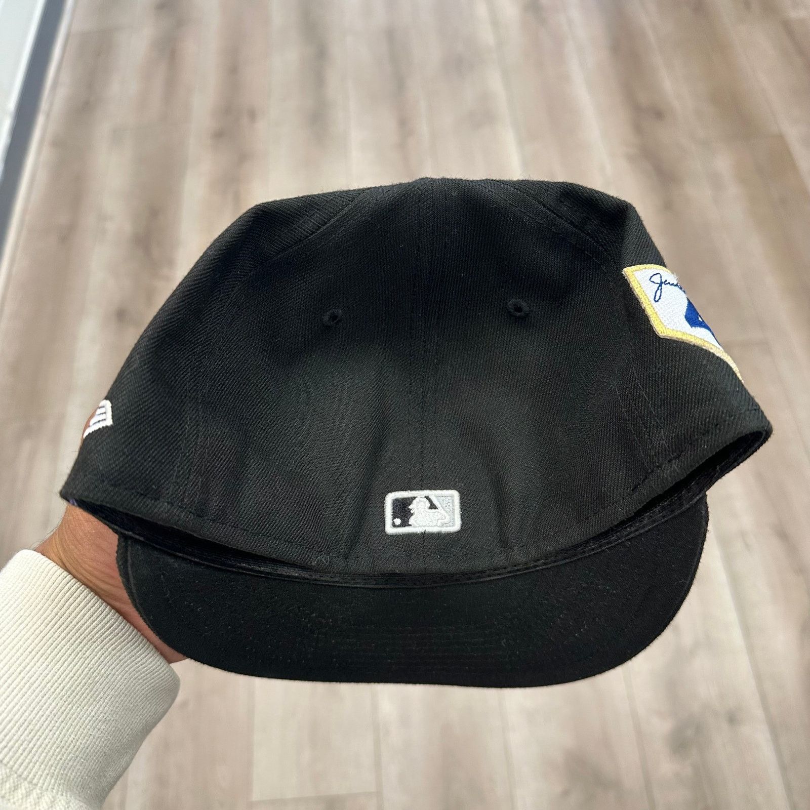 New Era New Era Jackie Robinson Day White Sox Black fitted Hat 7 1/8 Size ONE SIZE - 4 Thumbnail