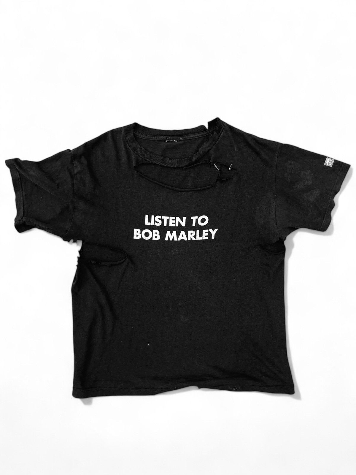 Vintage 1990s Element “Listen to Bob Marley” T-shirt | Grailed